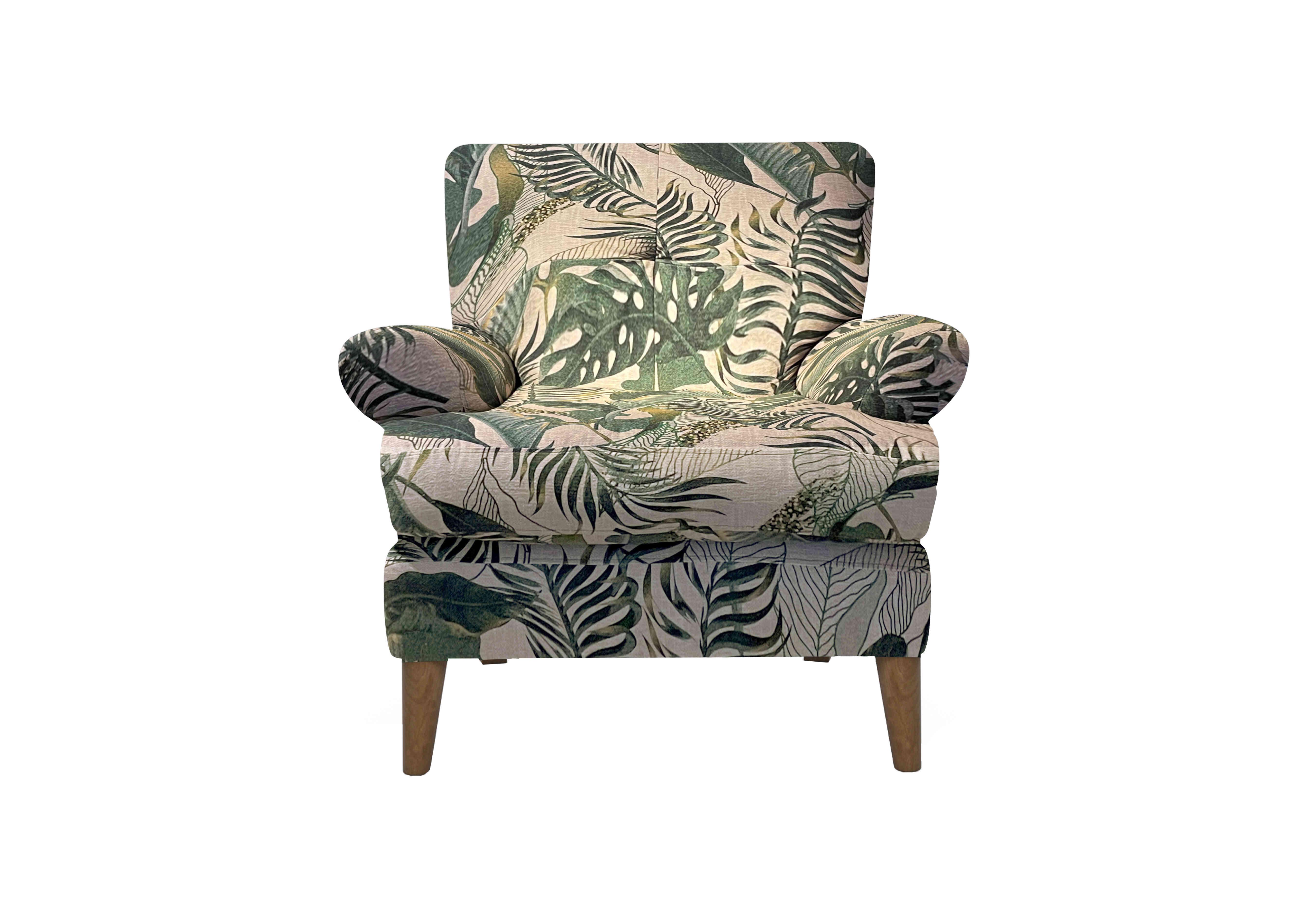 Bronwyn Fabric Joshua Armchair in Eme381 Emerald on Furniture Village