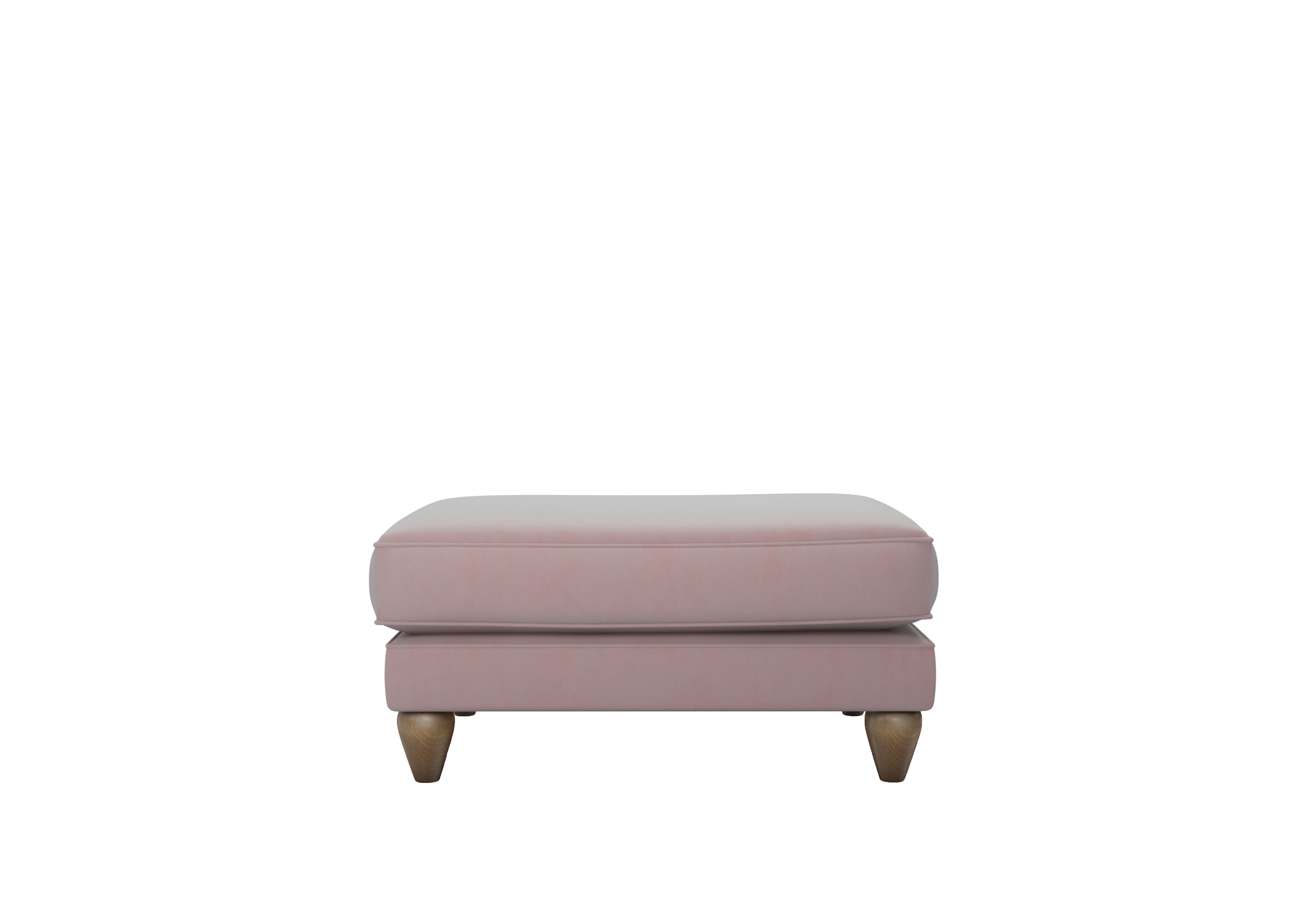 Bronwyn Fabric Footstool in Cot256 Cotton Candy on Furniture Village