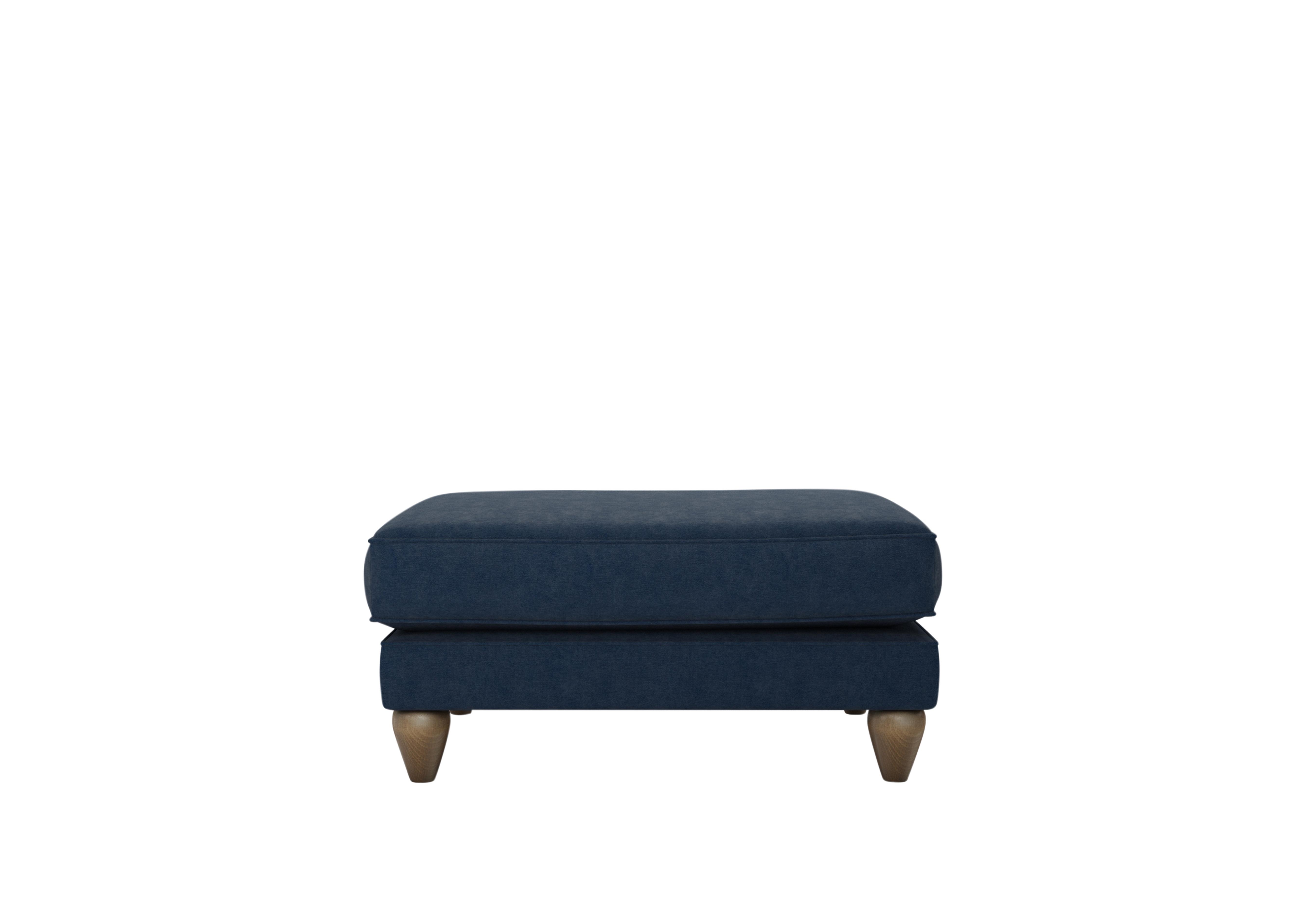 Bronwyn Fabric Footstool in Dam227 Damson Jam on Furniture Village