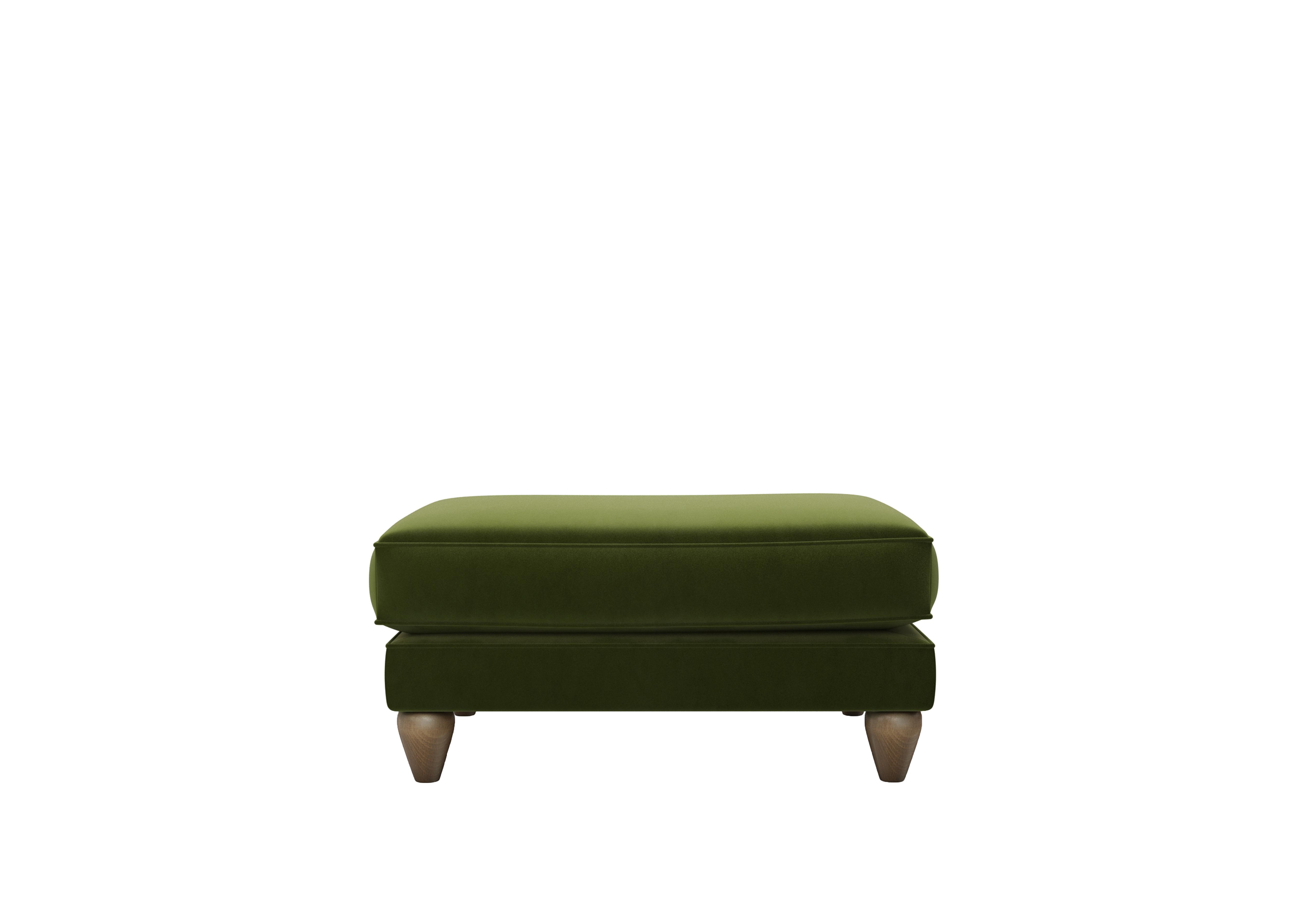 Bronwyn Fabric Footstool in Woo160 Woodland Moss on Furniture Village