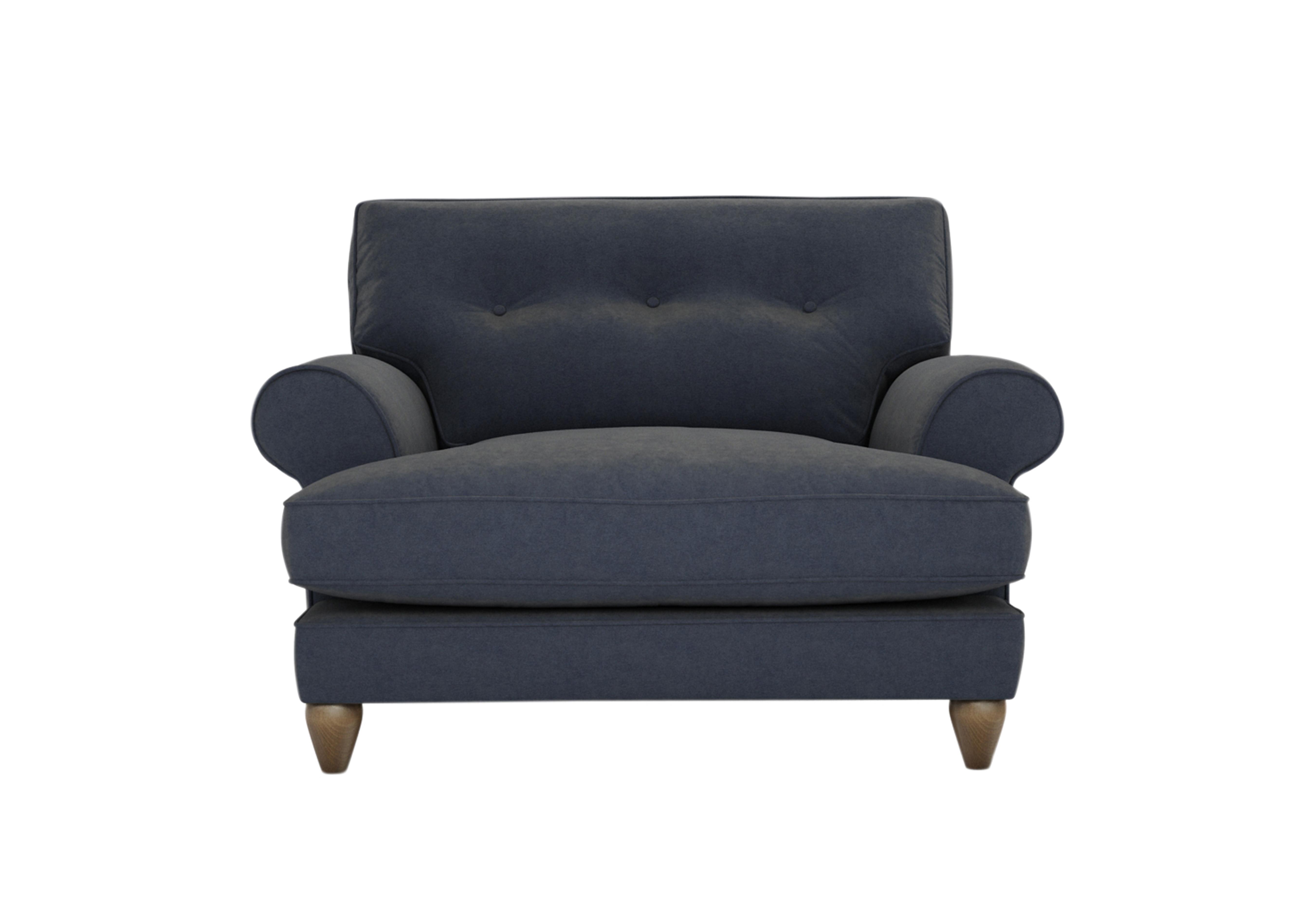 Bronwyn Fabric Classic Back Snuggler in Bil221 Bilberry Tart on Furniture Village