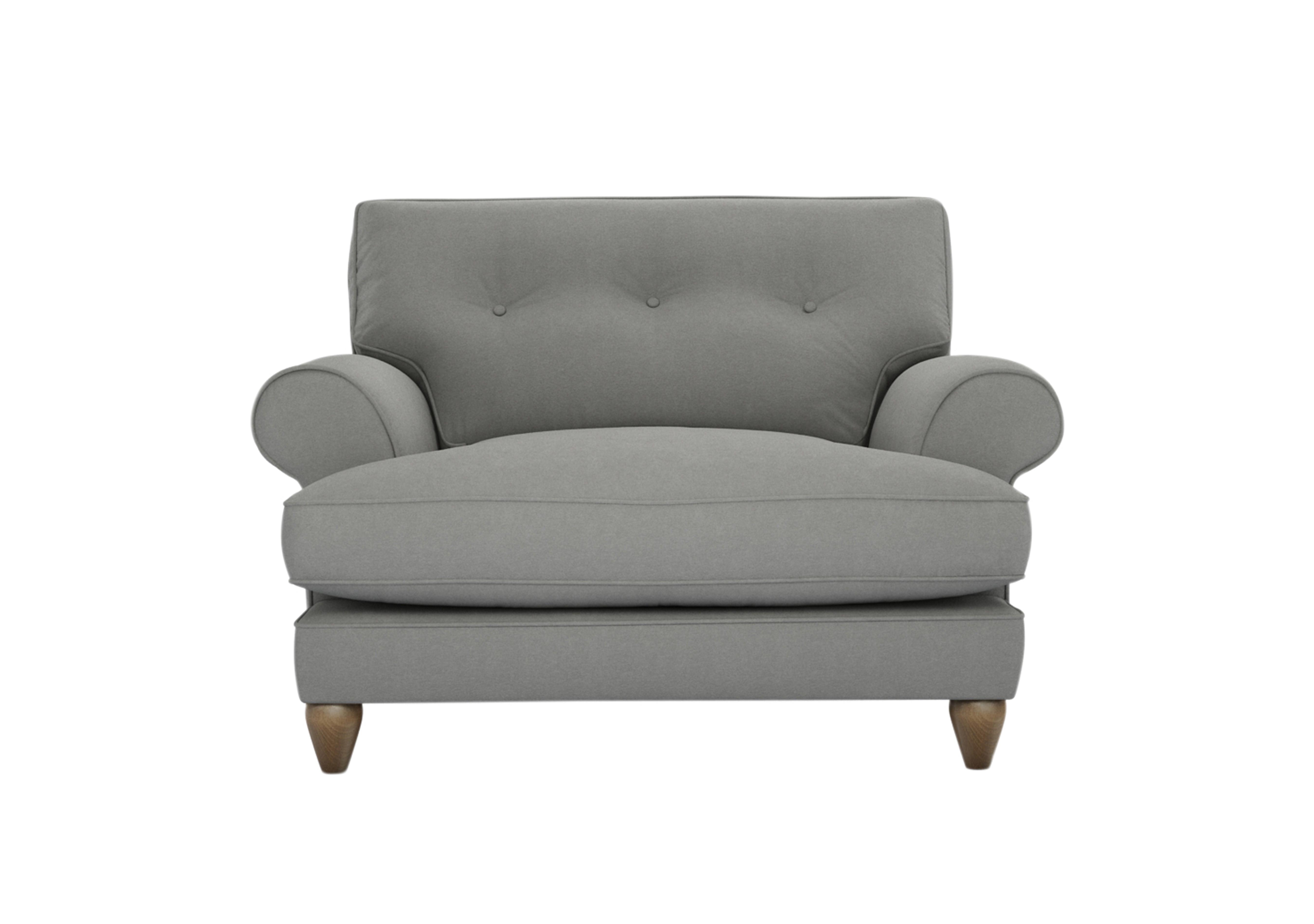 Bronwyn Fabric Classic Back Snuggler in Ear228 Earl Grey on Furniture Village