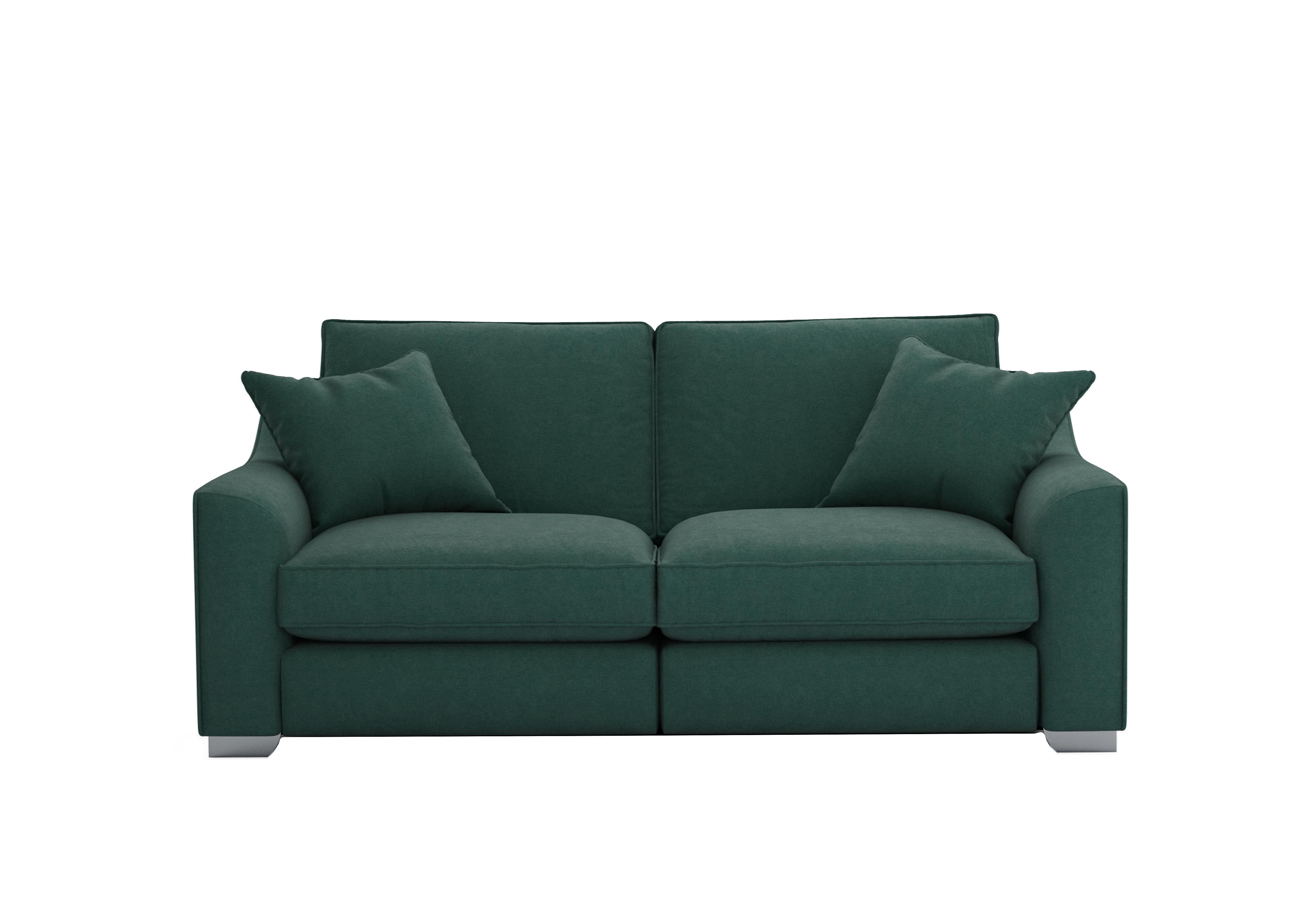 Isobel 3 Seater Fabric Sofa in Cur226 Curly Kale Ch Ft on Furniture Village