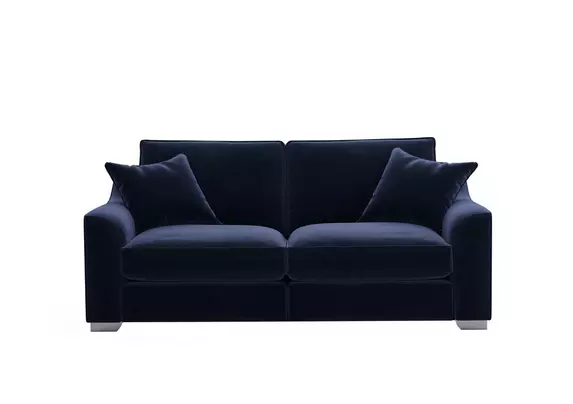 Furniture village blue sofa discount