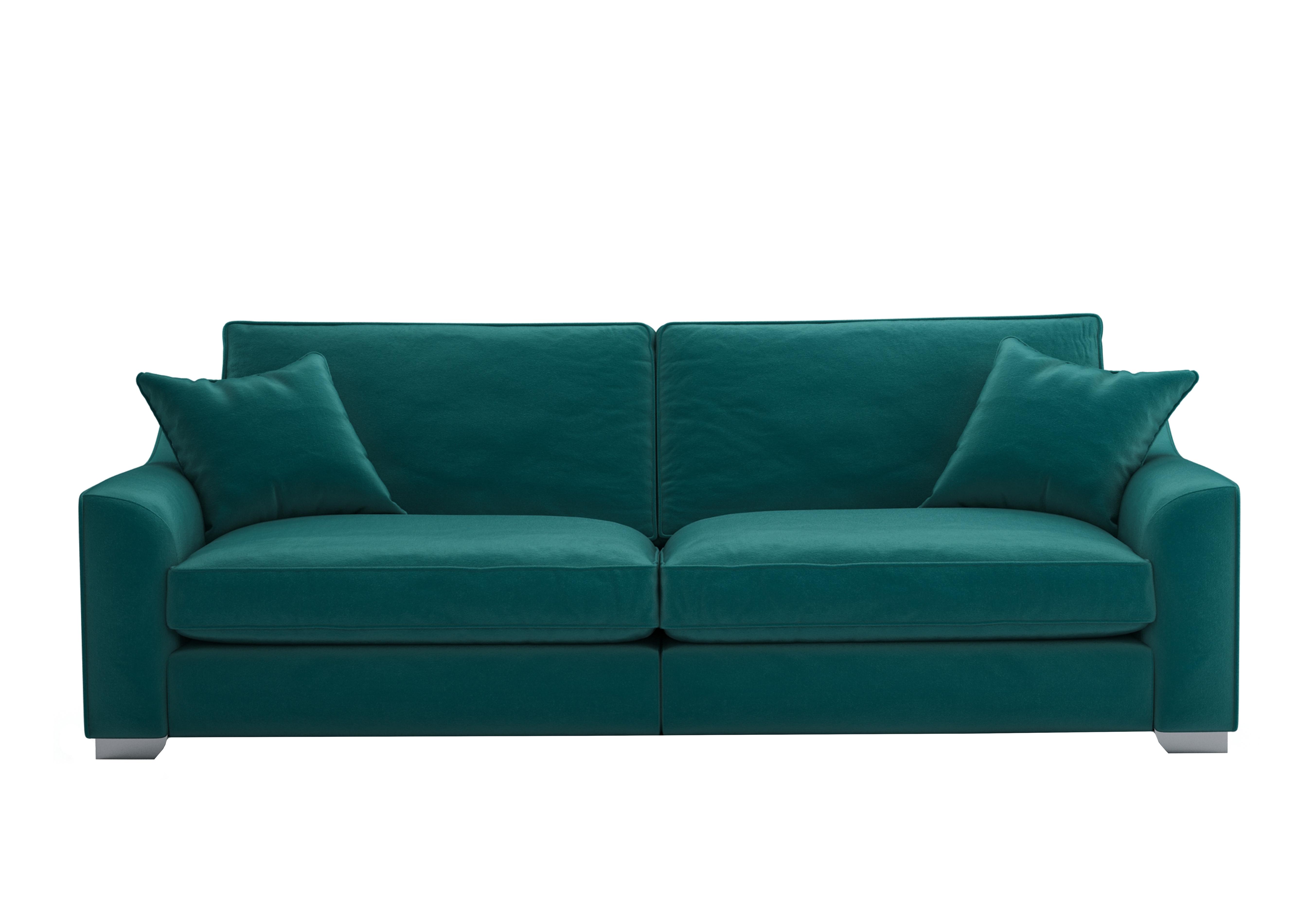 Isobel 4 Seater Fabric Sofa in Dra008 Dragoneye Ch Ft on Furniture Village