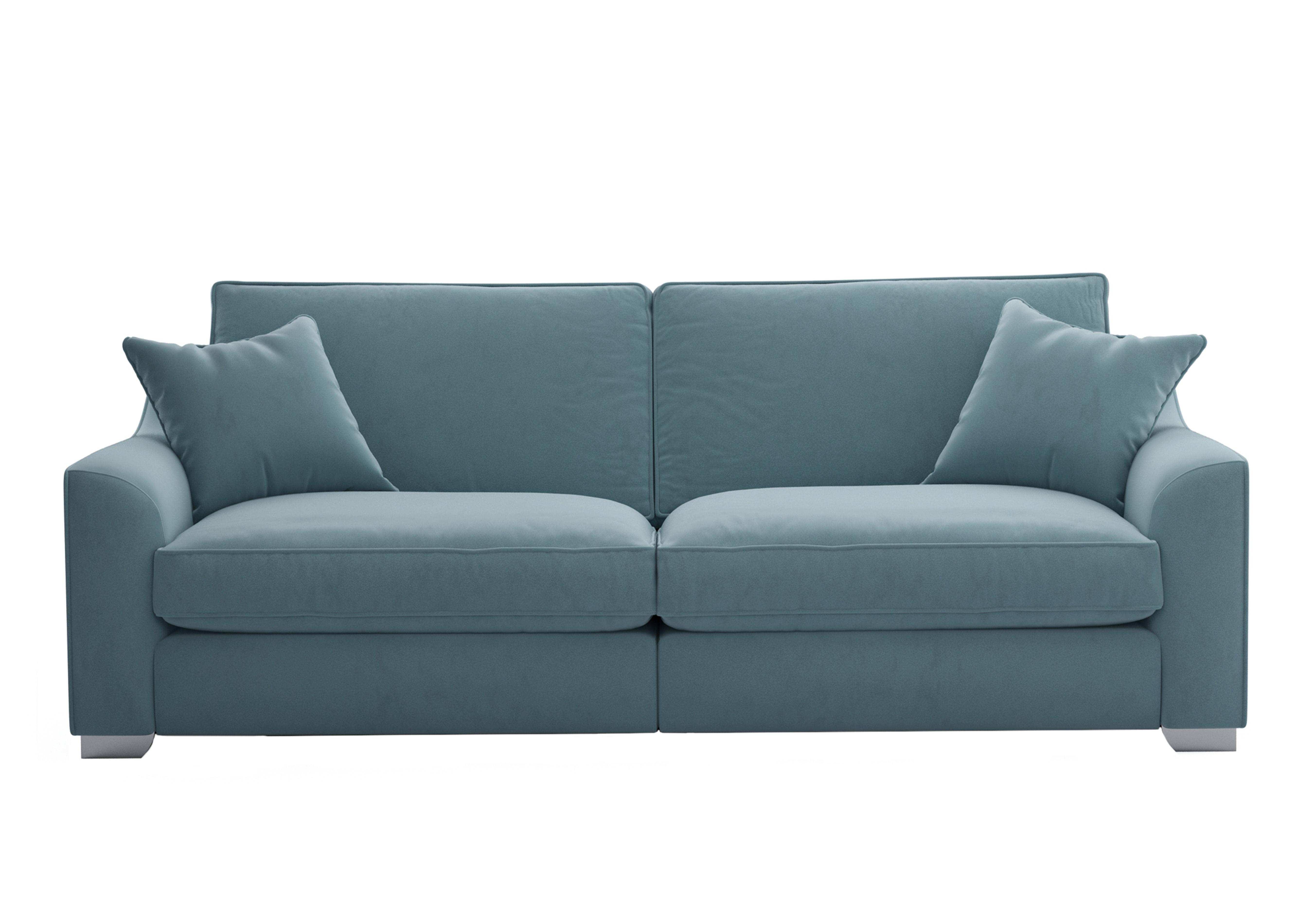 Isobel 4 Seater Fabric Sofa in Sha252 Shallow Puddle Ch Ft on Furniture Village
