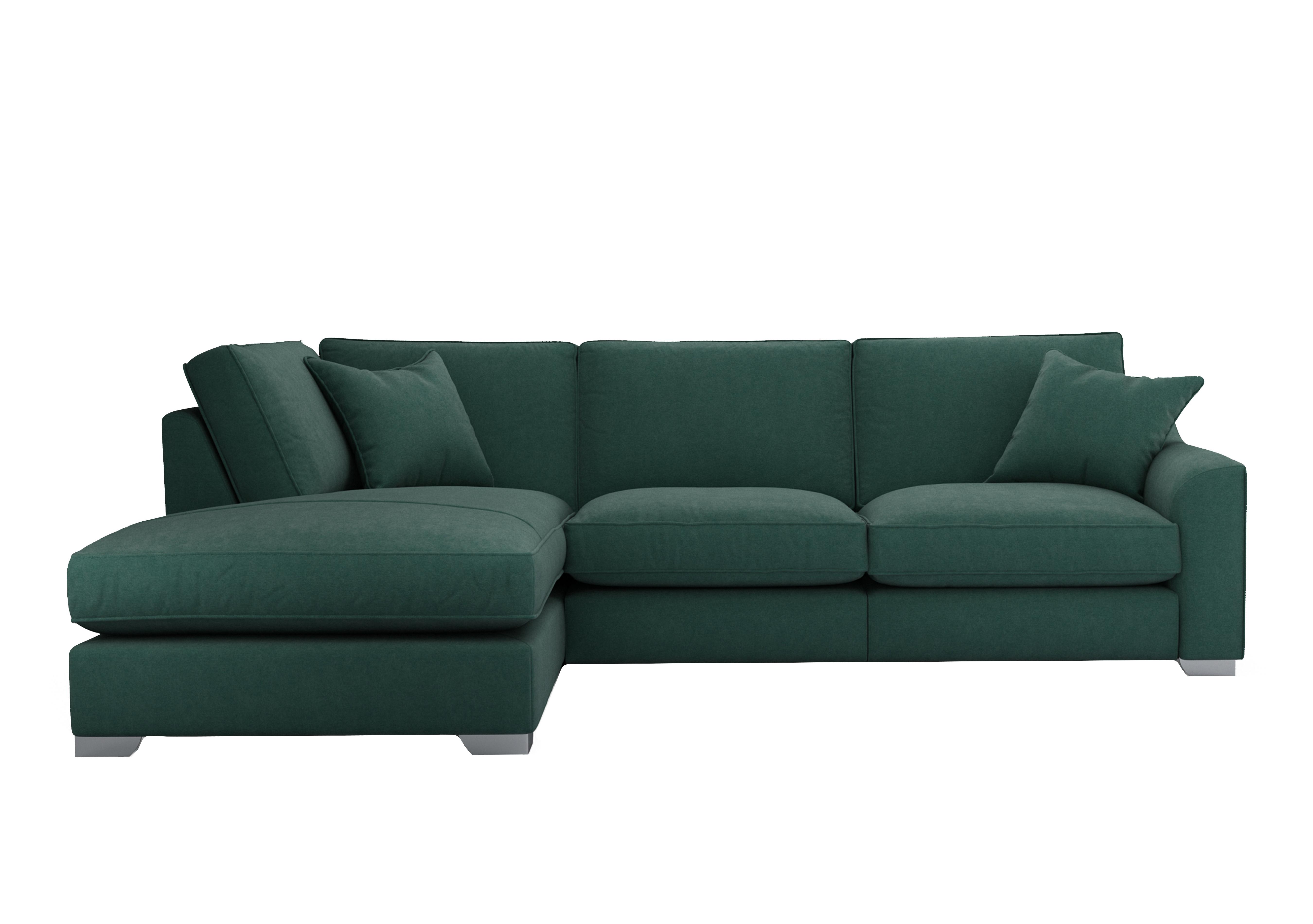 Isobel Fabric Corner Sofa with Chaise End in Cur226 Curly Kale Ch Ft on Furniture Village