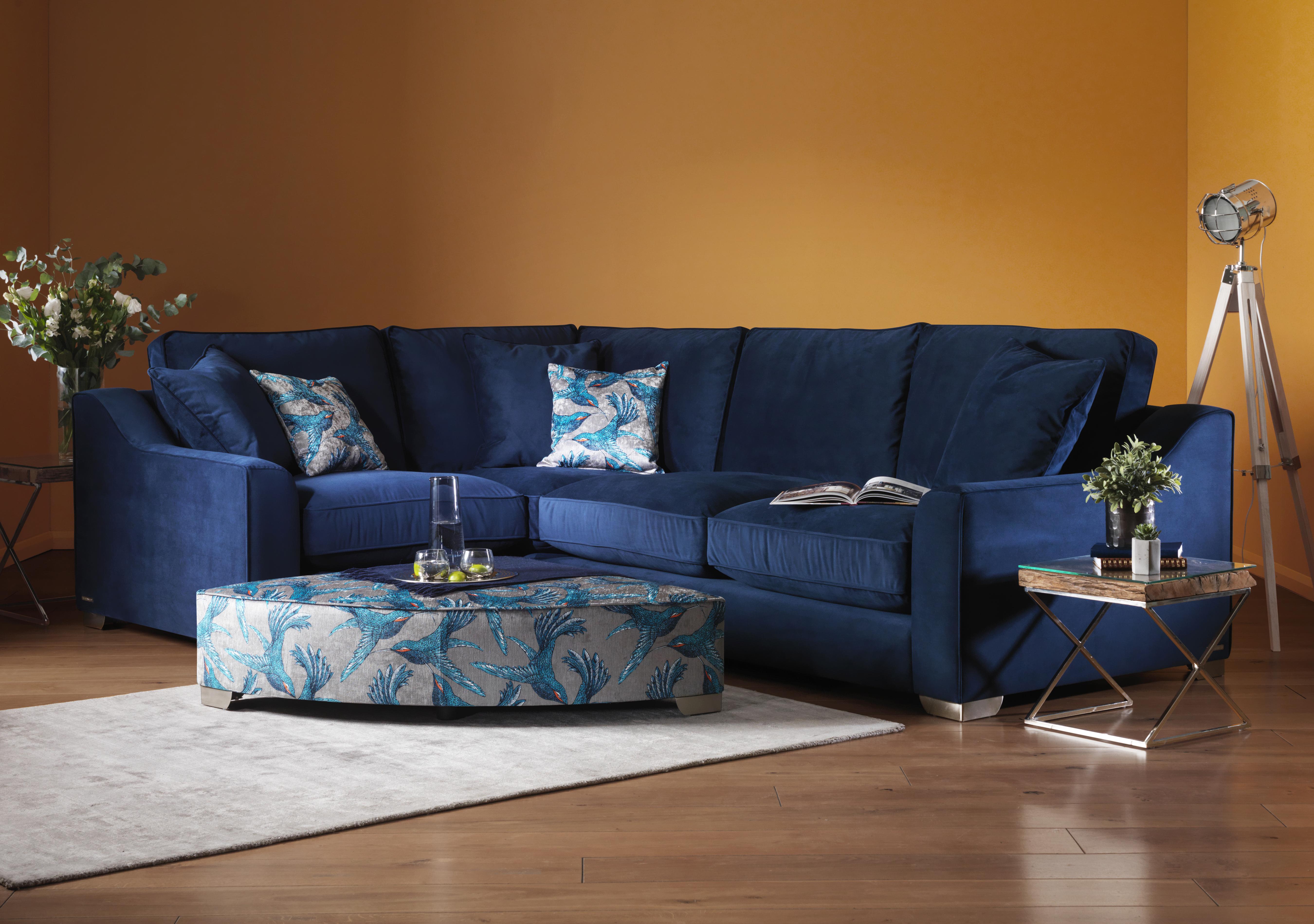 Isobel Small Fabric Corner Sofa in  on Furniture Village