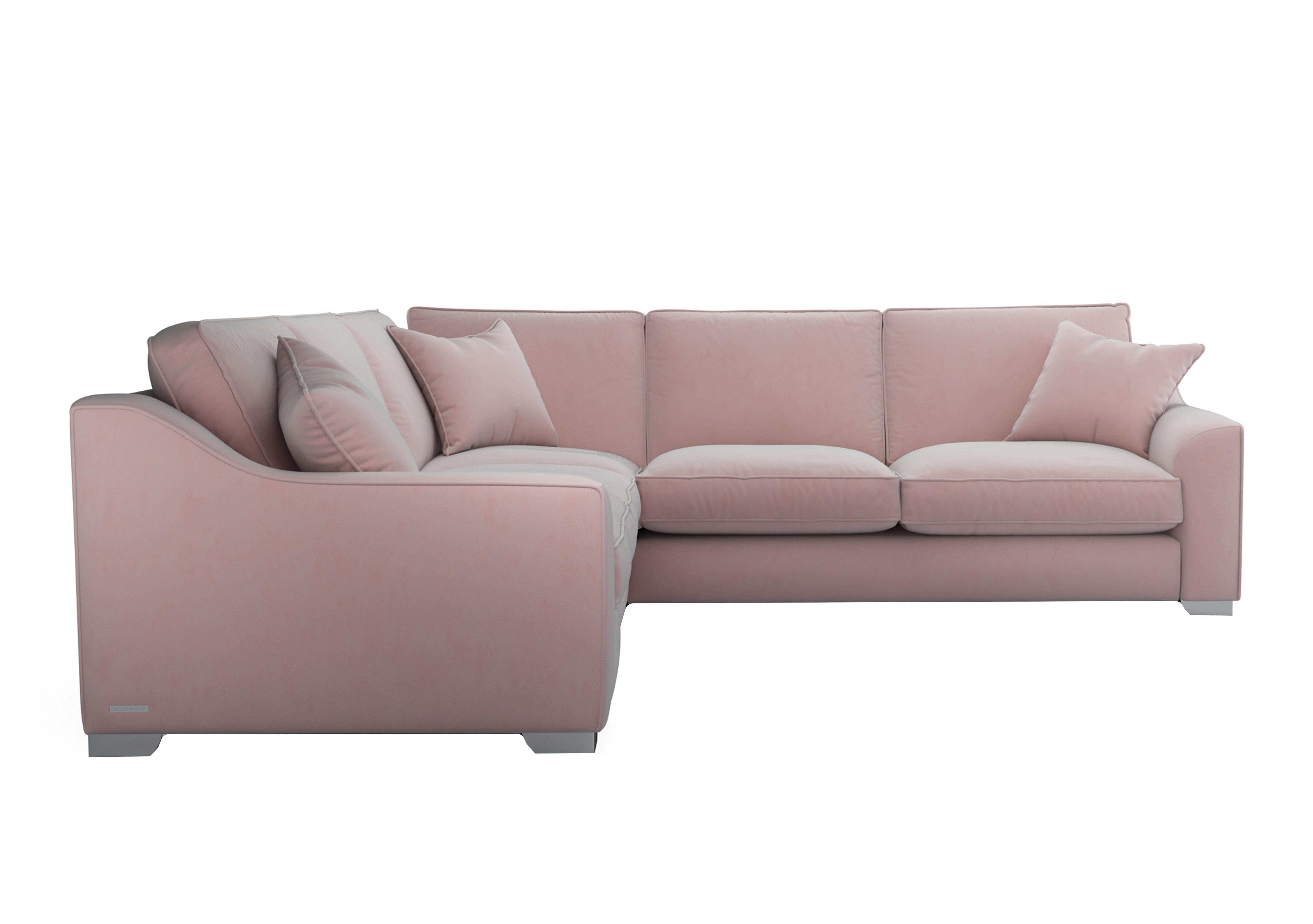 Isobel Large Fabric Corner Sofa in Cot256 Cotton Candy Ch Ft on Furniture Village