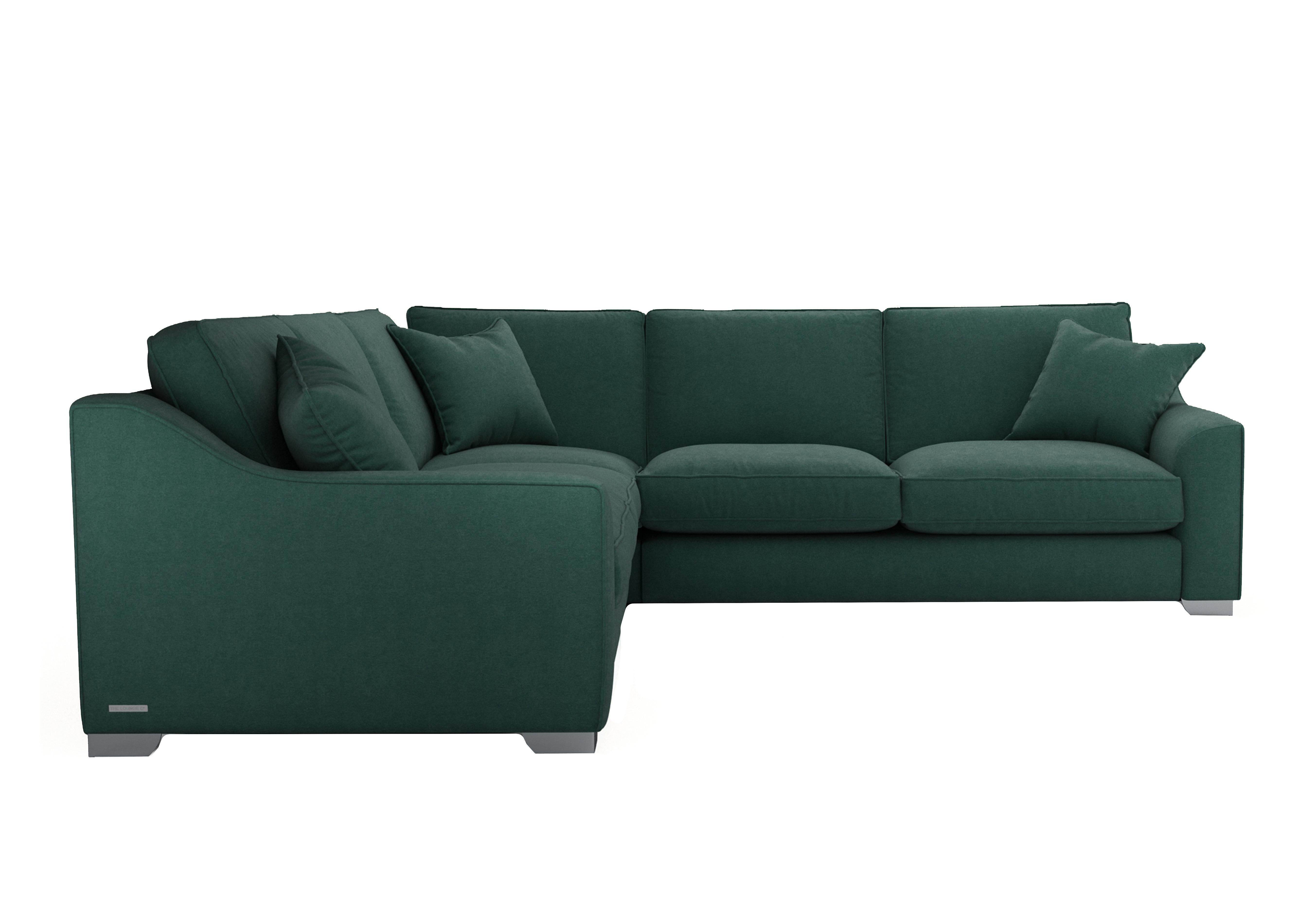 Isobel Large Fabric Corner Sofa in Cur226 Curly Kale Ch Ft on Furniture Village