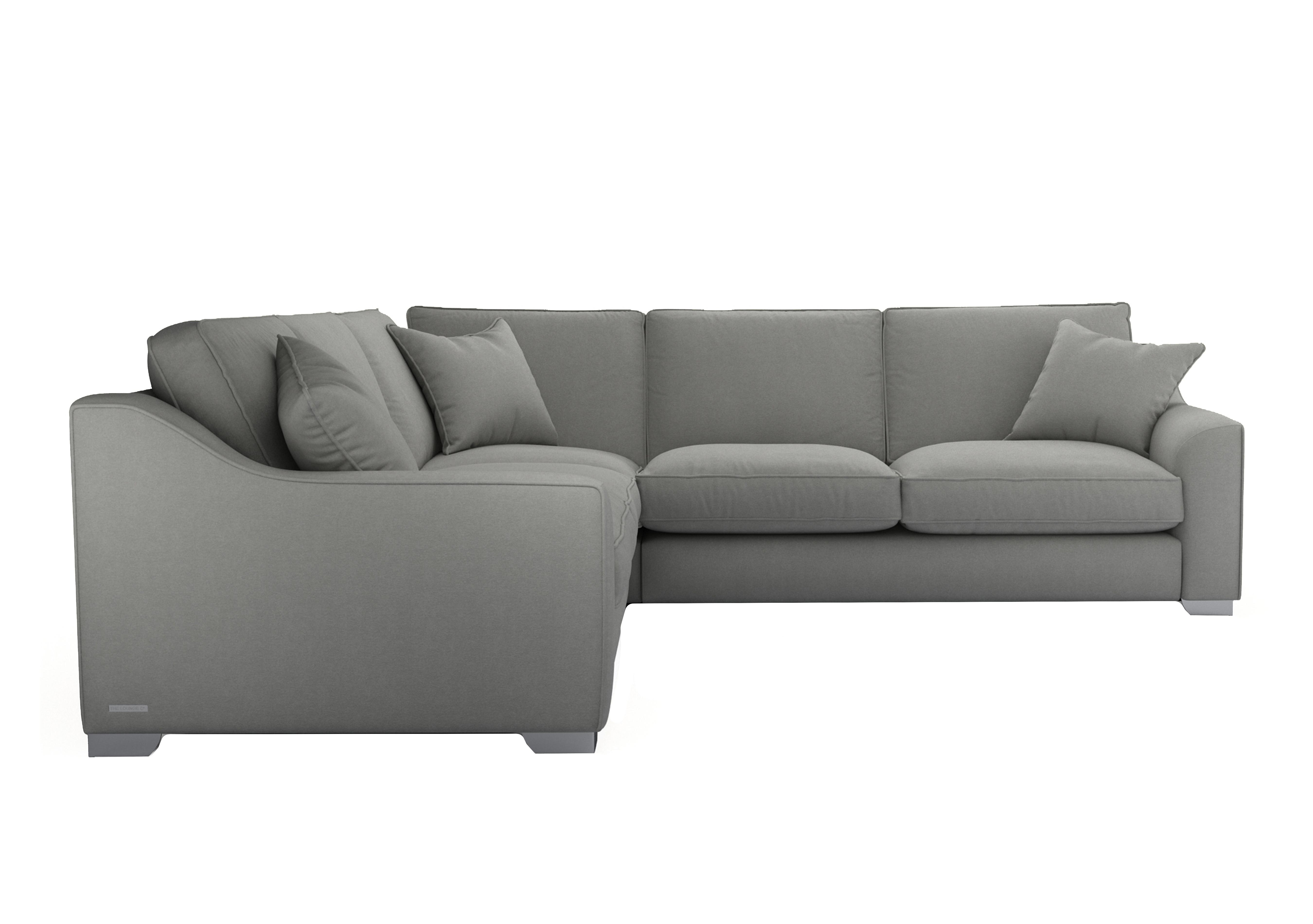 Isobel Large Fabric Corner Sofa in Ear228 Earl Grey Ch Ft on Furniture Village