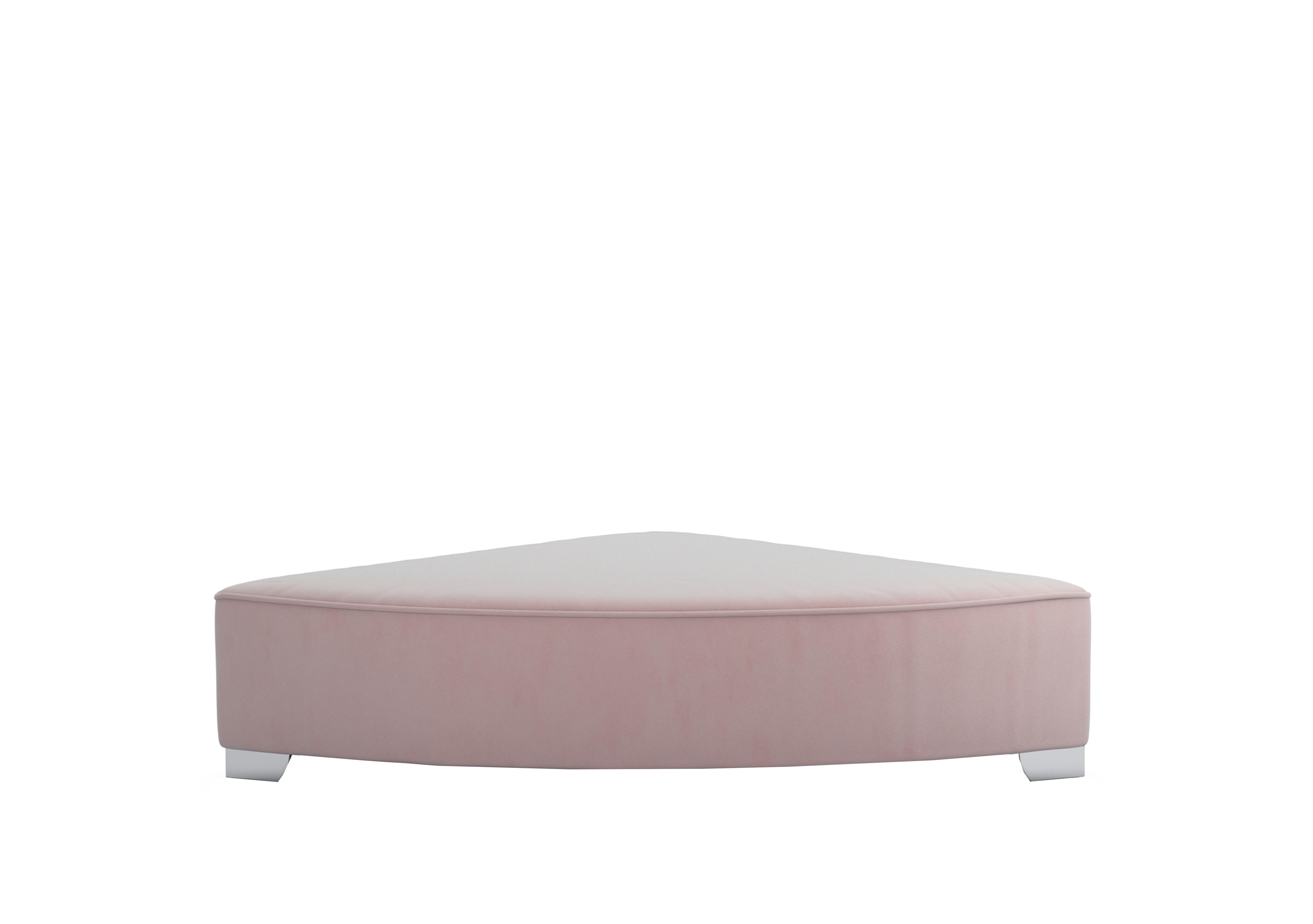 Isobel Fabric Wedge Footstool in Cot256 Cotton Candy Ch Ft on Furniture Village