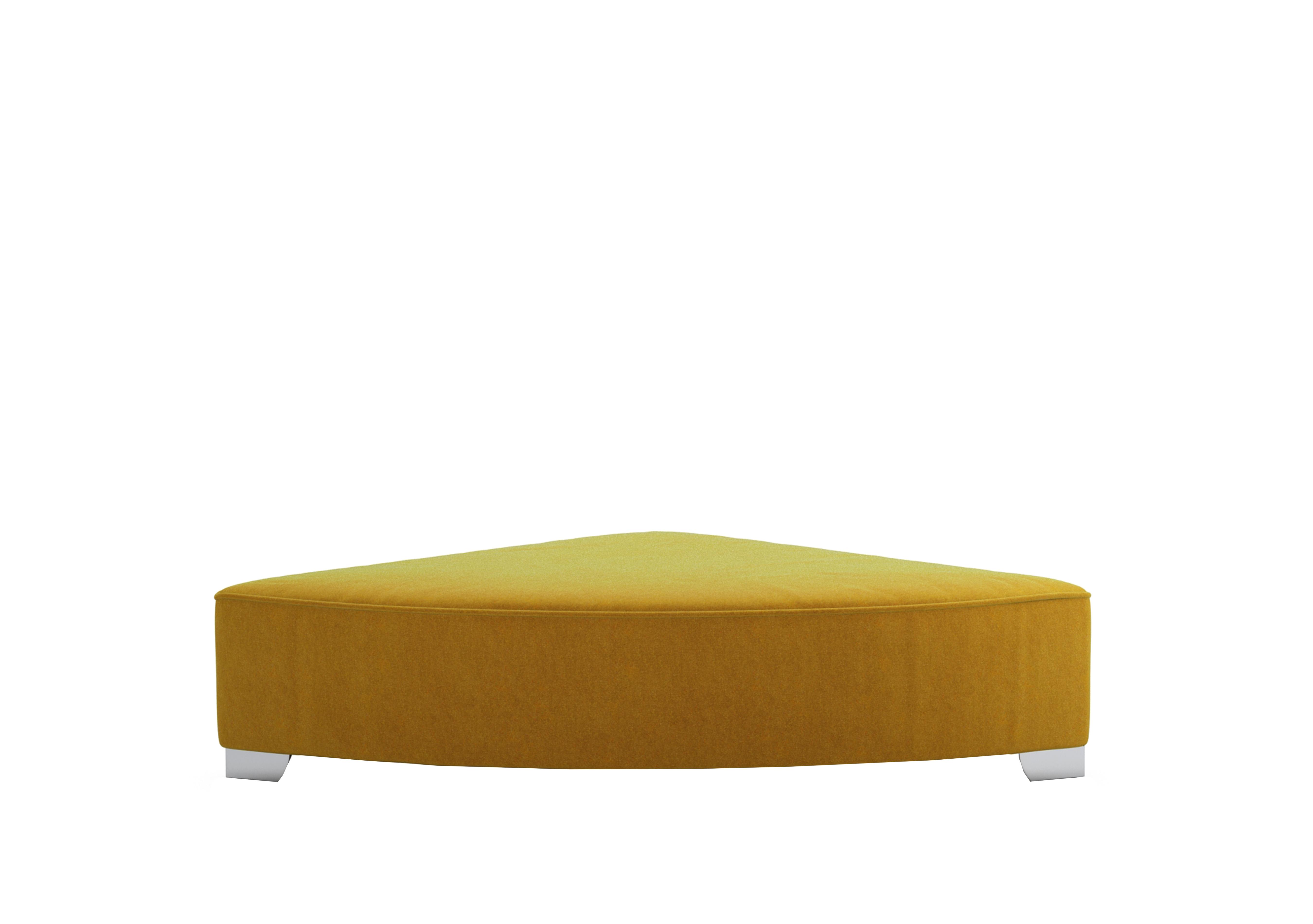 Isobel Fabric Wedge Footstool in Gol204 Golden Spice Ch Ft on Furniture Village