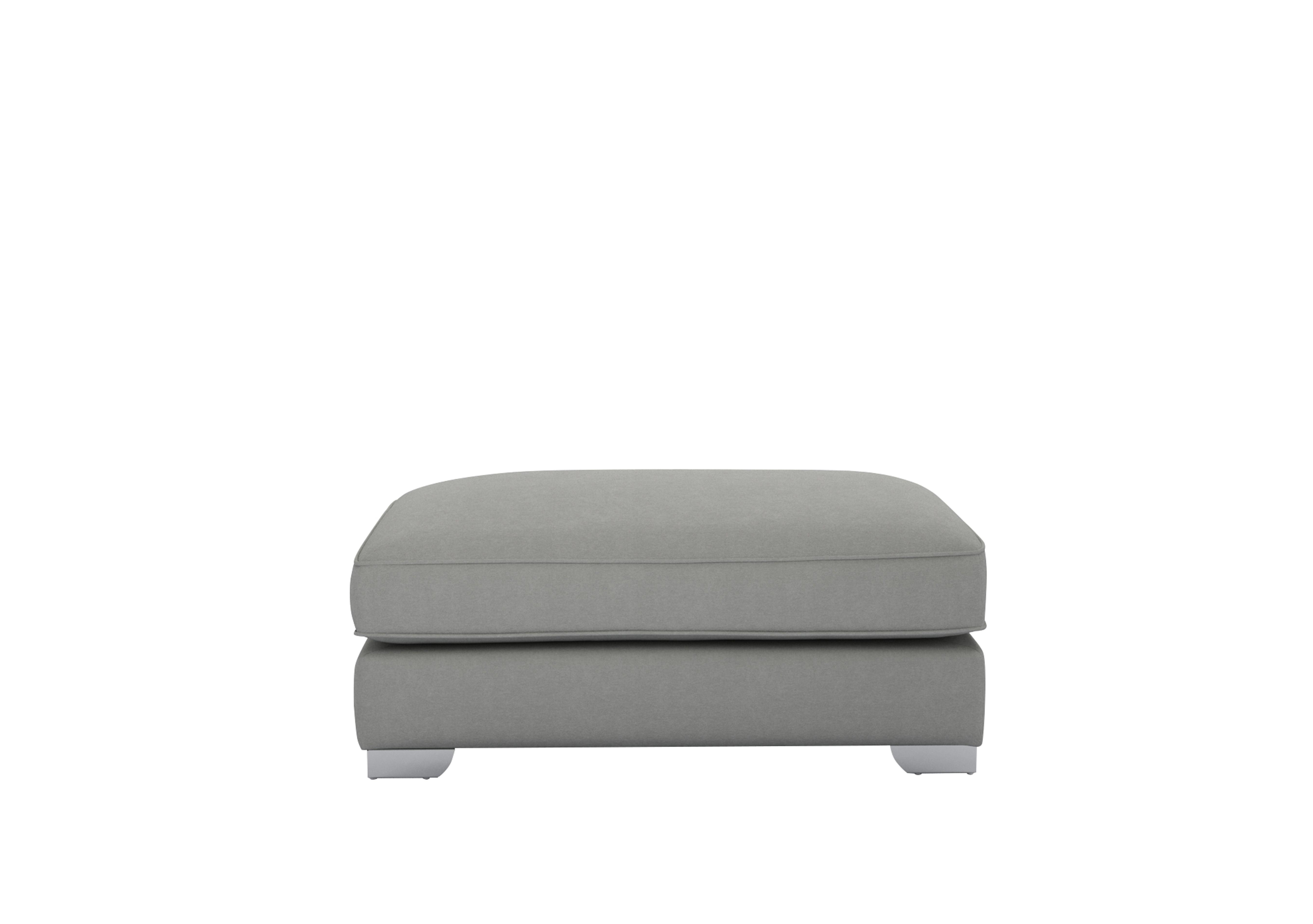 Isobel Rectangular Footstool in Ear228 Earl Grey Ch Ft on Furniture Village