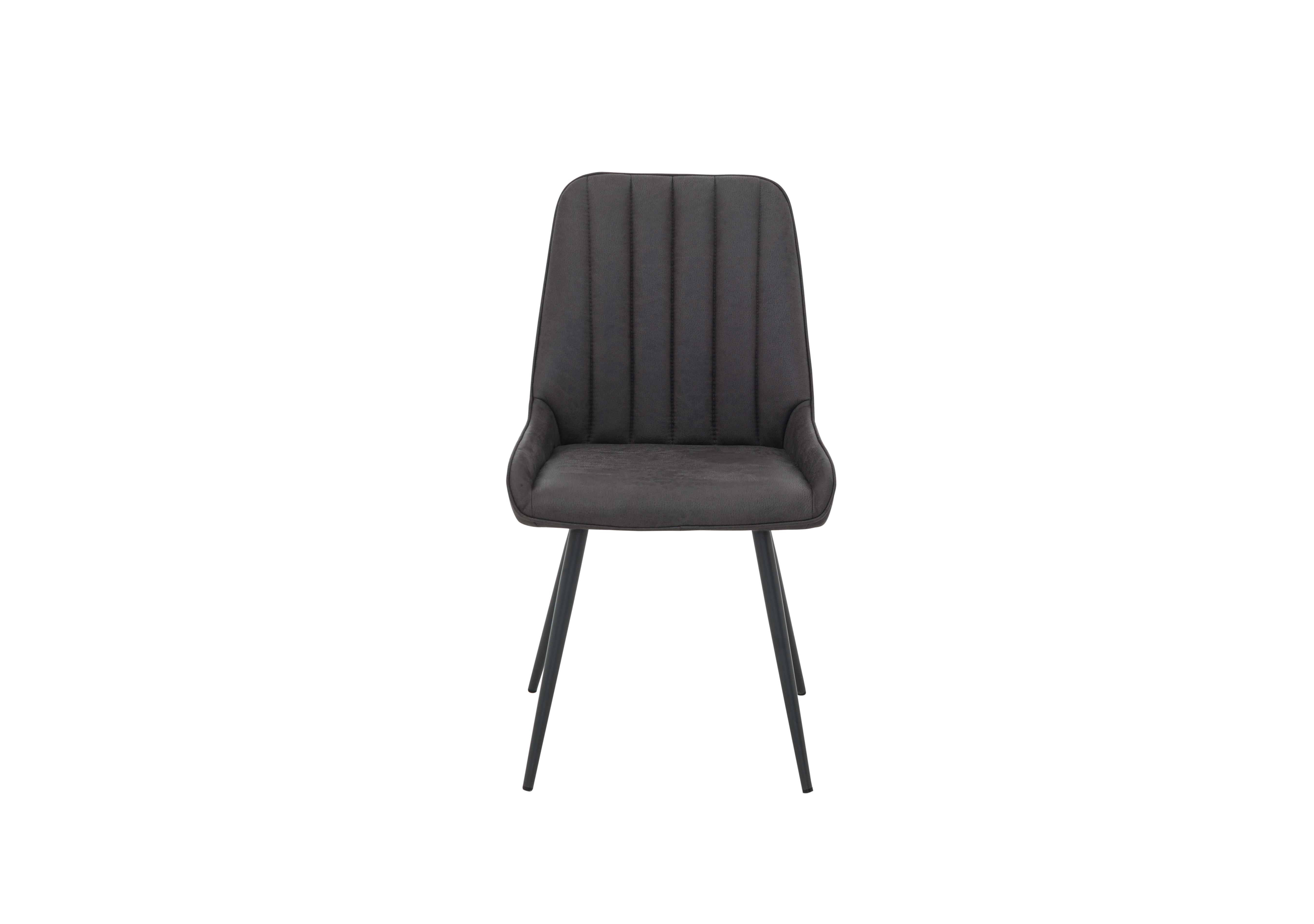 The Maverick Dining Chair in Bz860-24 Charcoal on Furniture Village