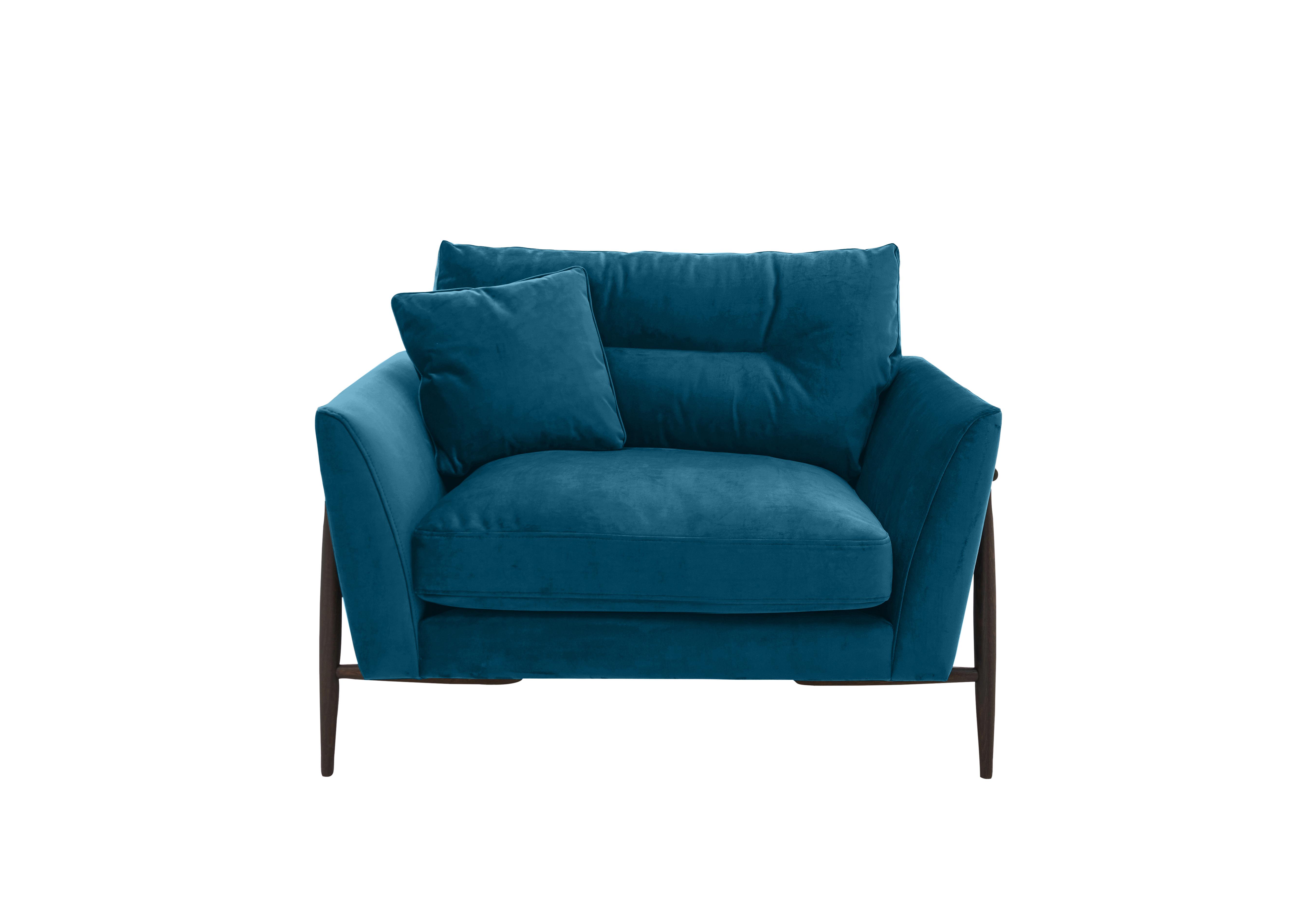Bellaria Fabric Armchair in T284 Dk Legs on Furniture Village