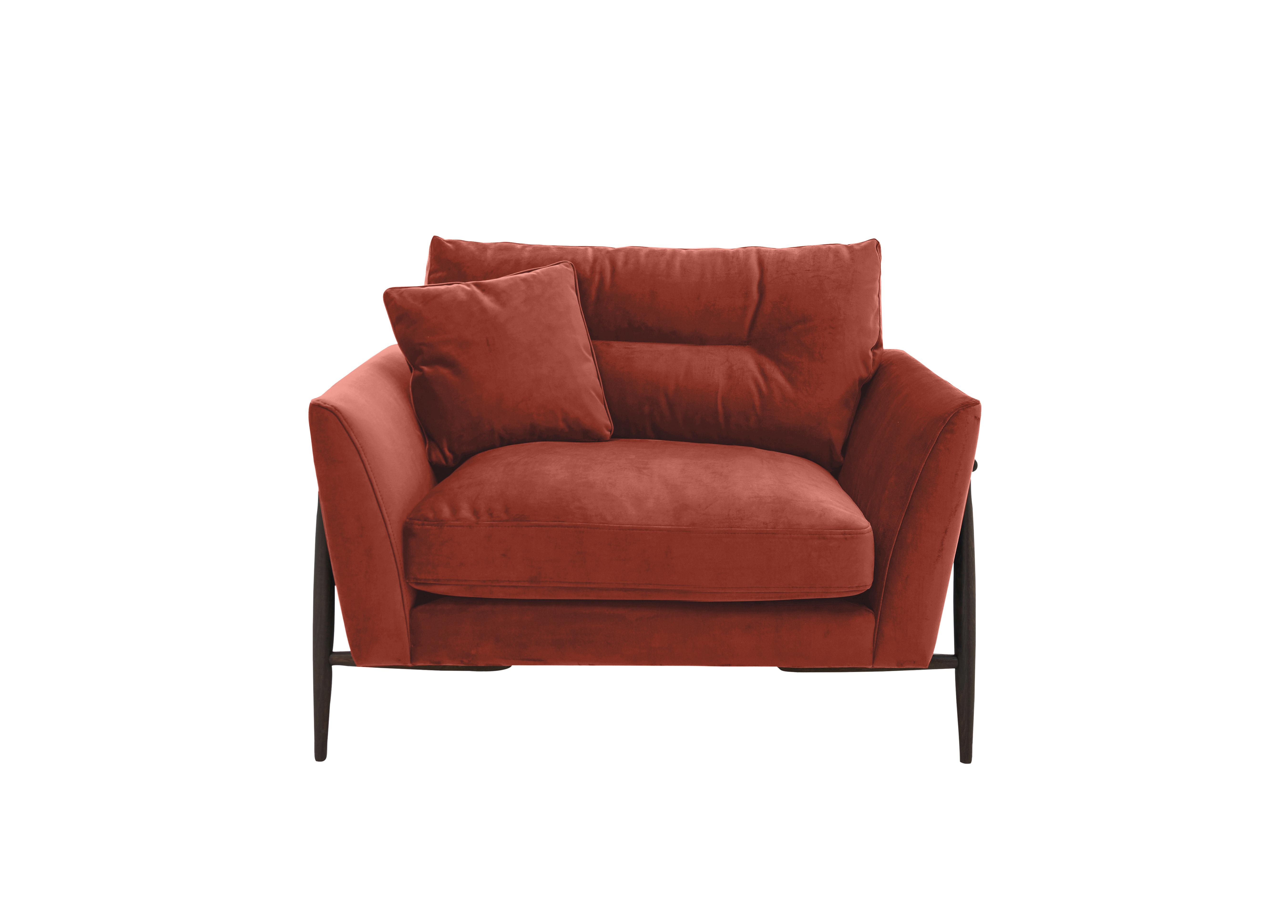 Bellaria Fabric Armchair in T285 Dk Legs on Furniture Village