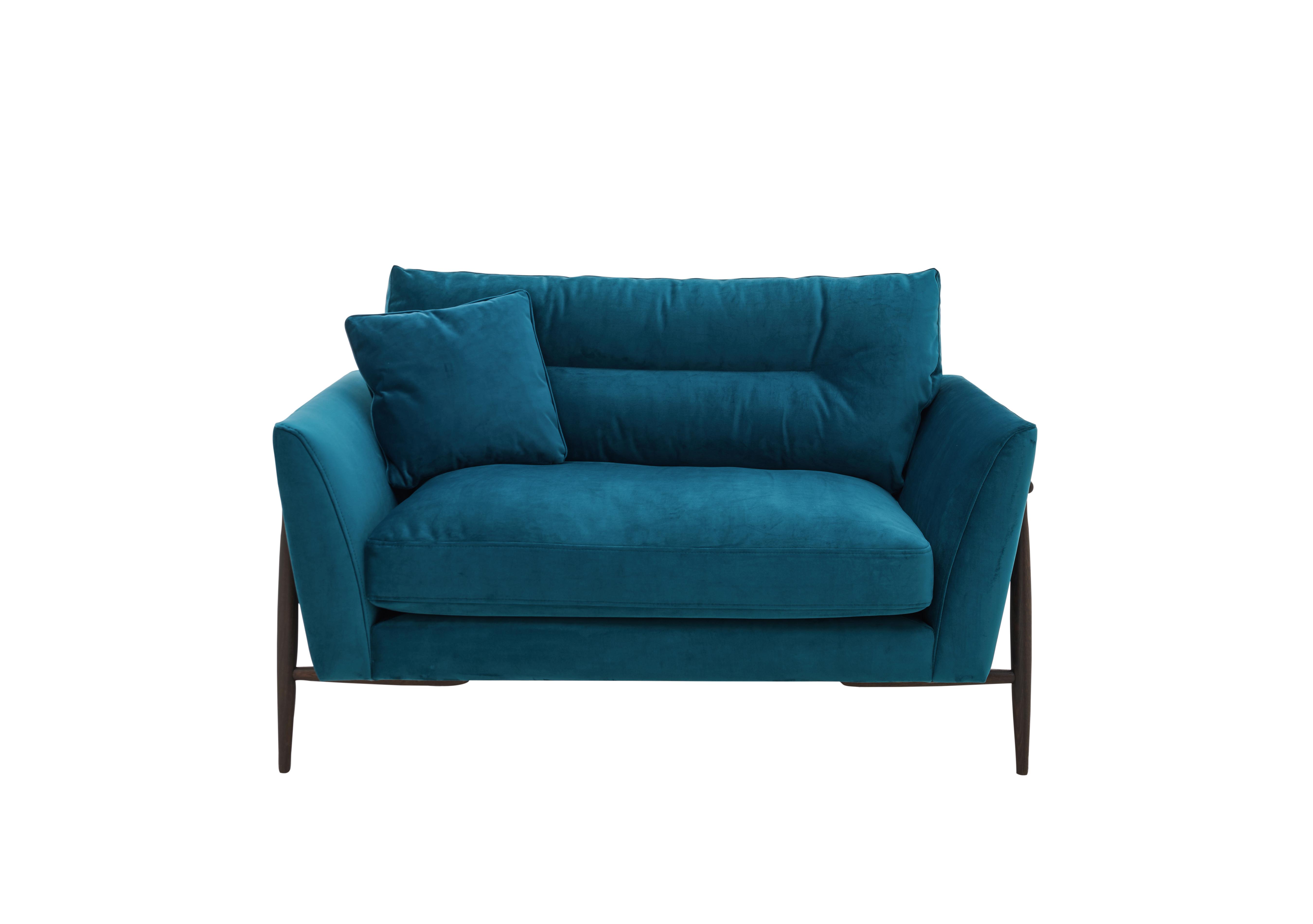 Bellaria Fabric Snuggler in T284 Dk Legs on Furniture Village