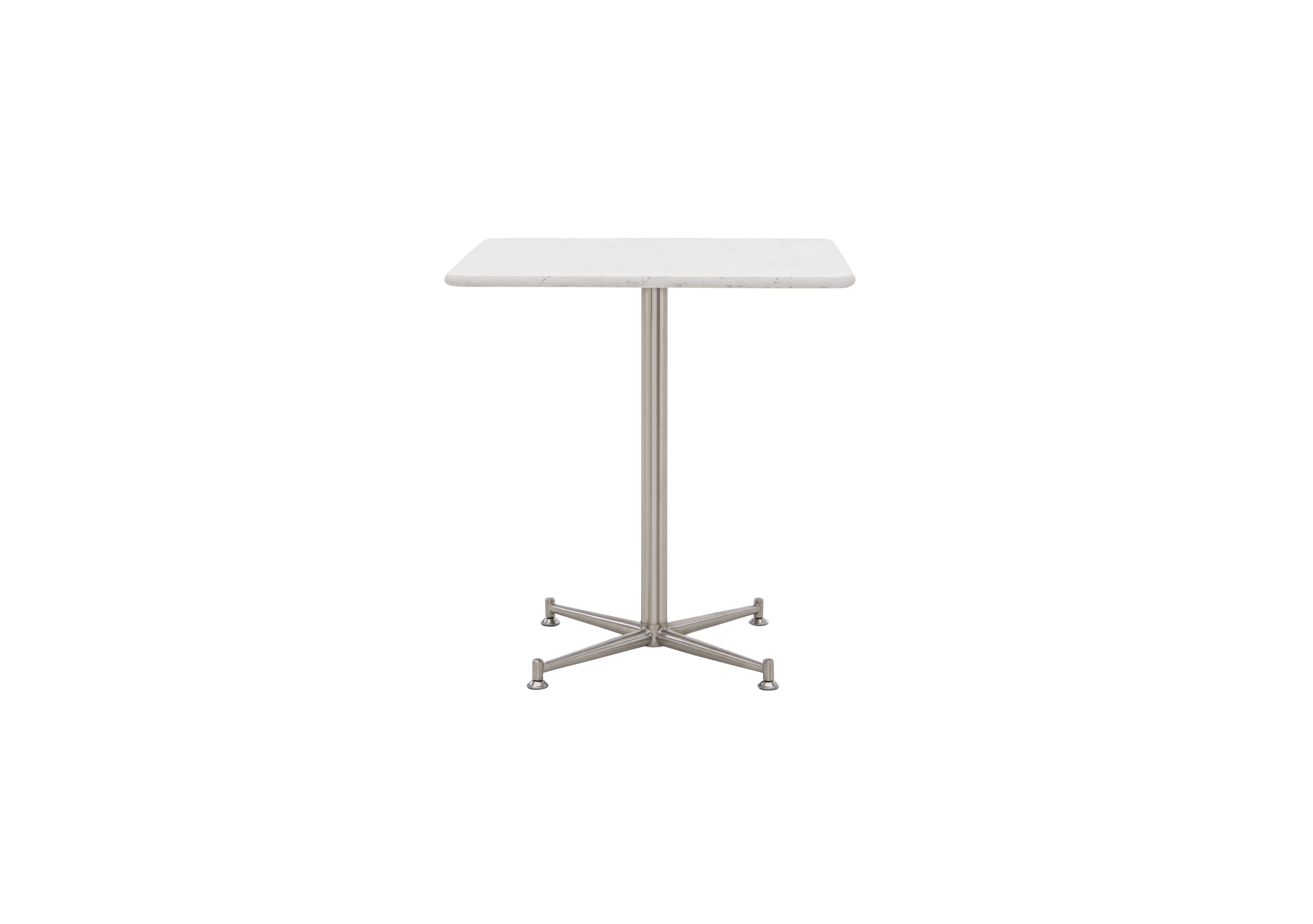 Cortina Square Dining Table in Bianco Marmi Quartz on Furniture Village