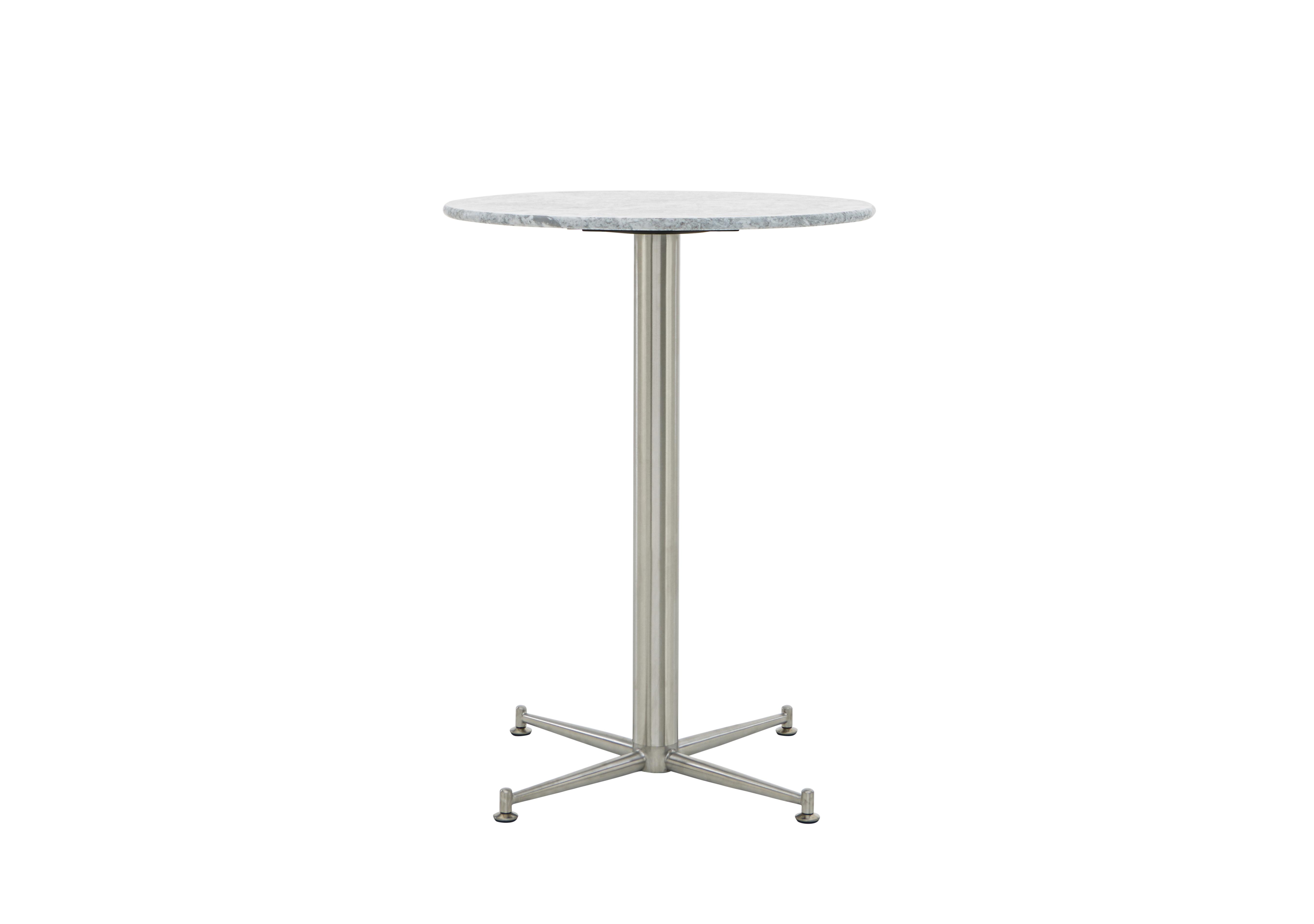 Cortina Round Bar Table in Carrara Marble on Furniture Village