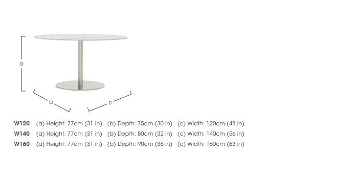 Helsinki Oval Dining Table in  on Furniture Village