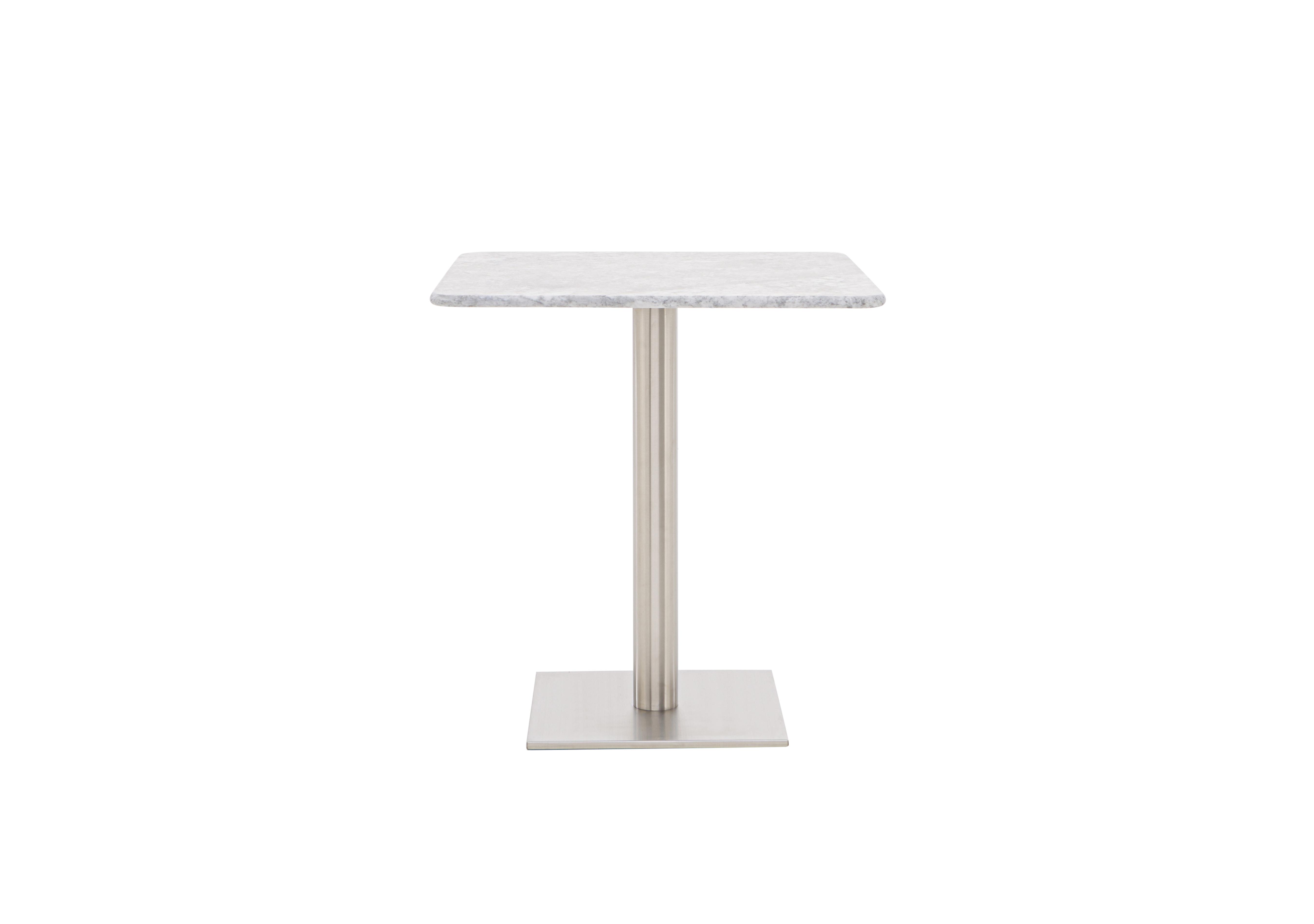 Helsinki Square Dining Table in Carrara Marble on Furniture Village