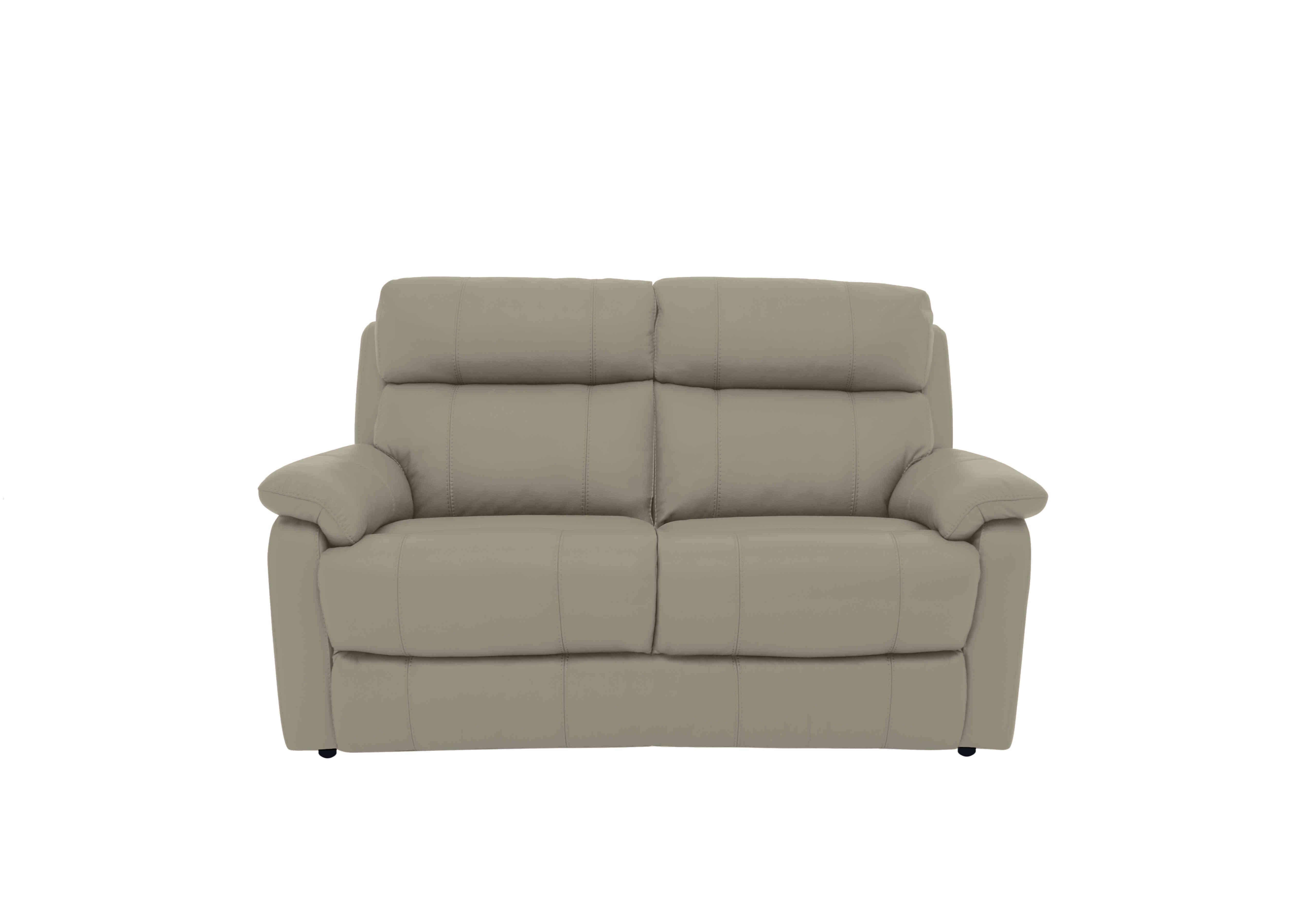 Relax Station Komodo 2 Seater Leather Sofa in Bv-722a Taupe on Furniture Village