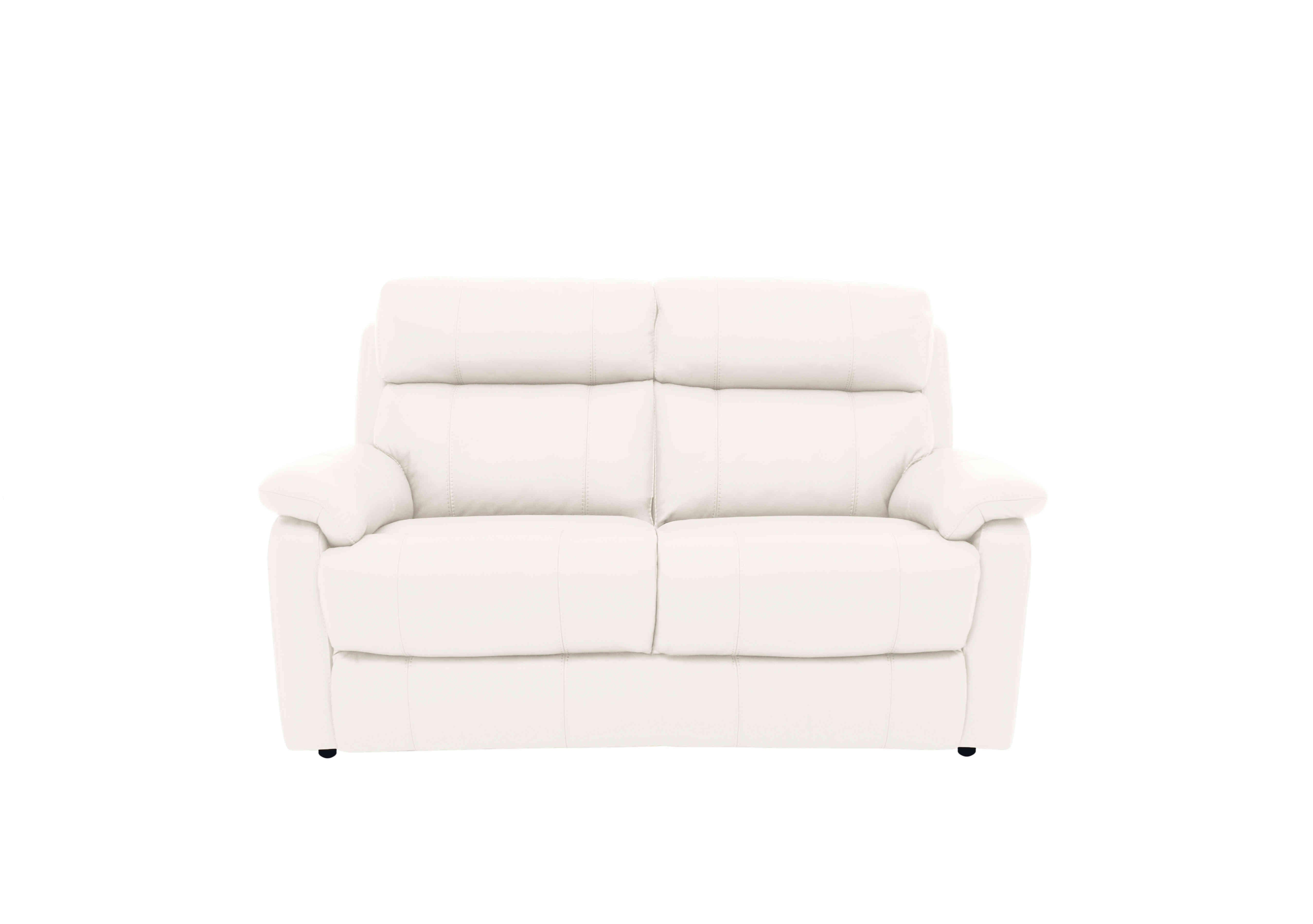 Relax Station Komodo 2 Seater Leather Sofa in Bv-744d Star White on Furniture Village