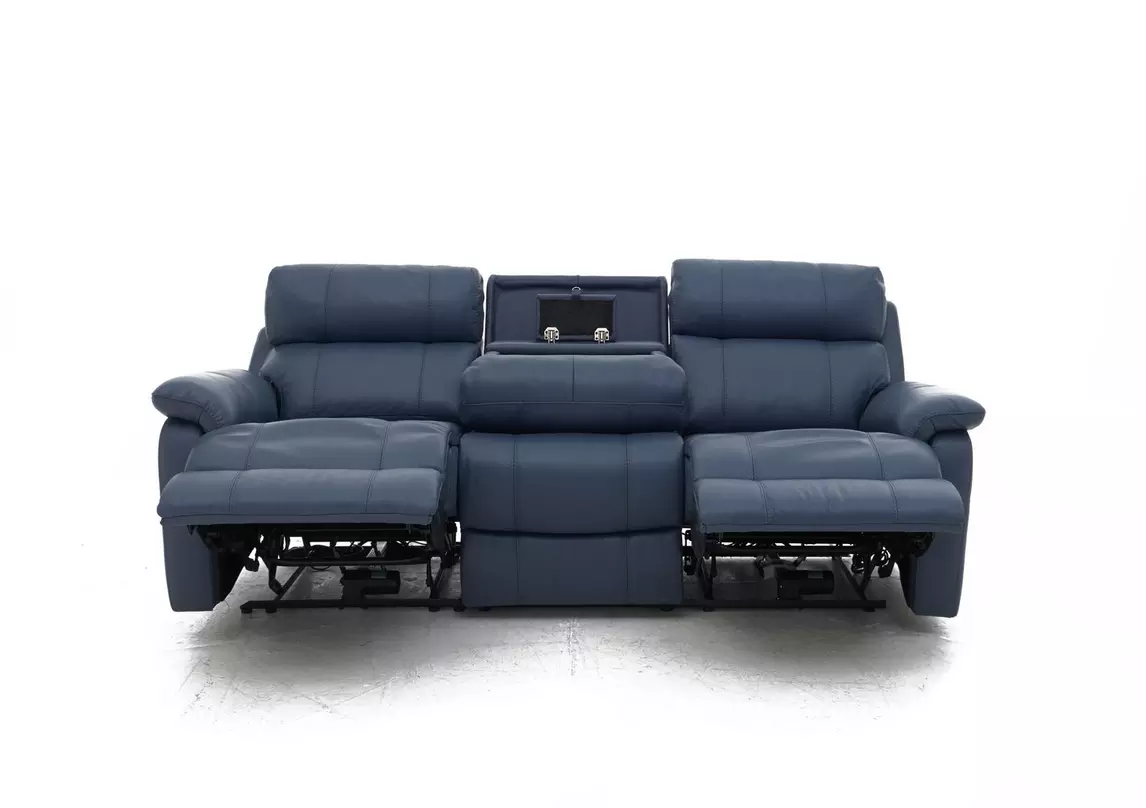 3 seater recliner sofa with cup holders sale