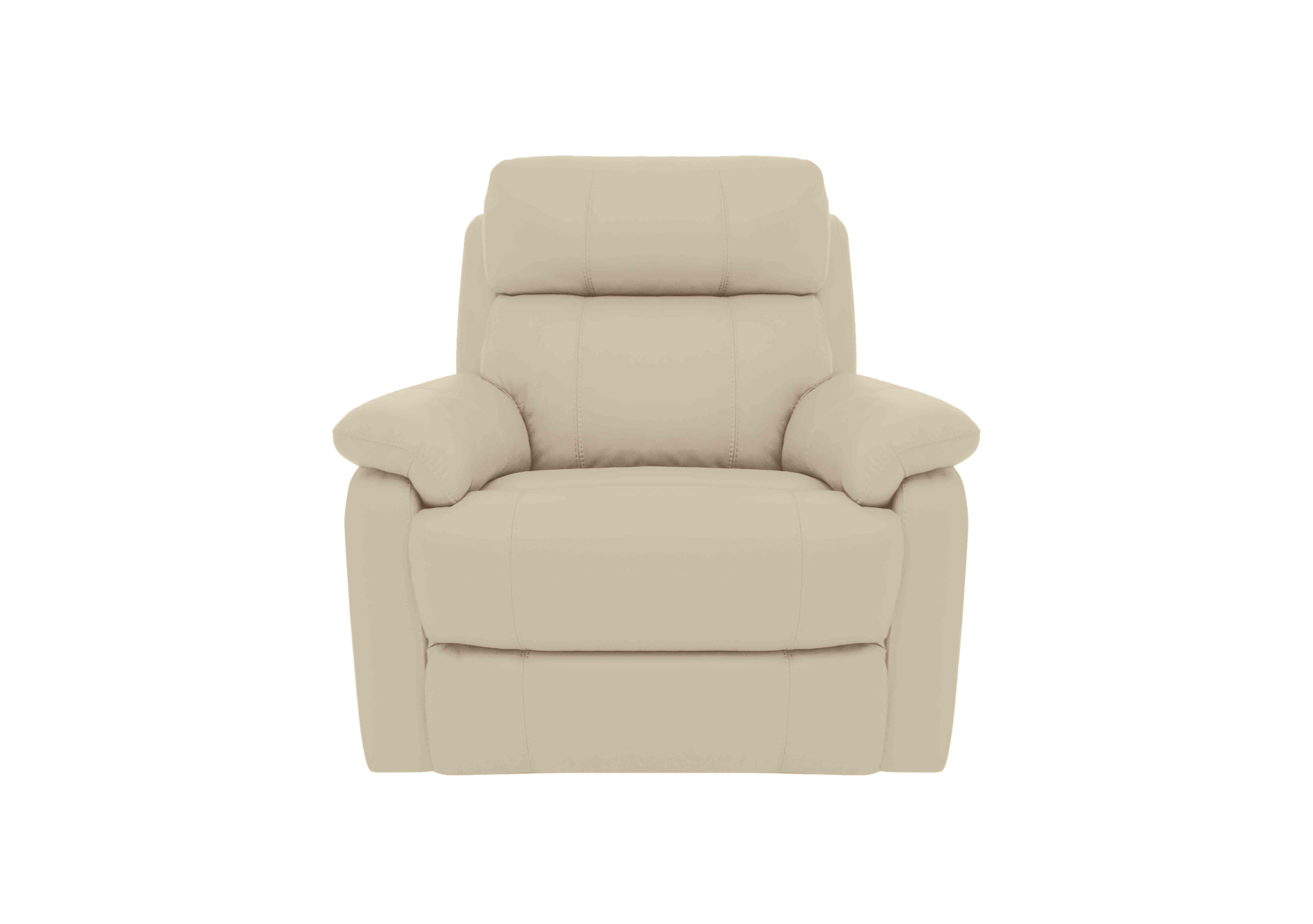 Relax Station Komodo Leather Armchair in Bv-862c Bisque on Furniture Village