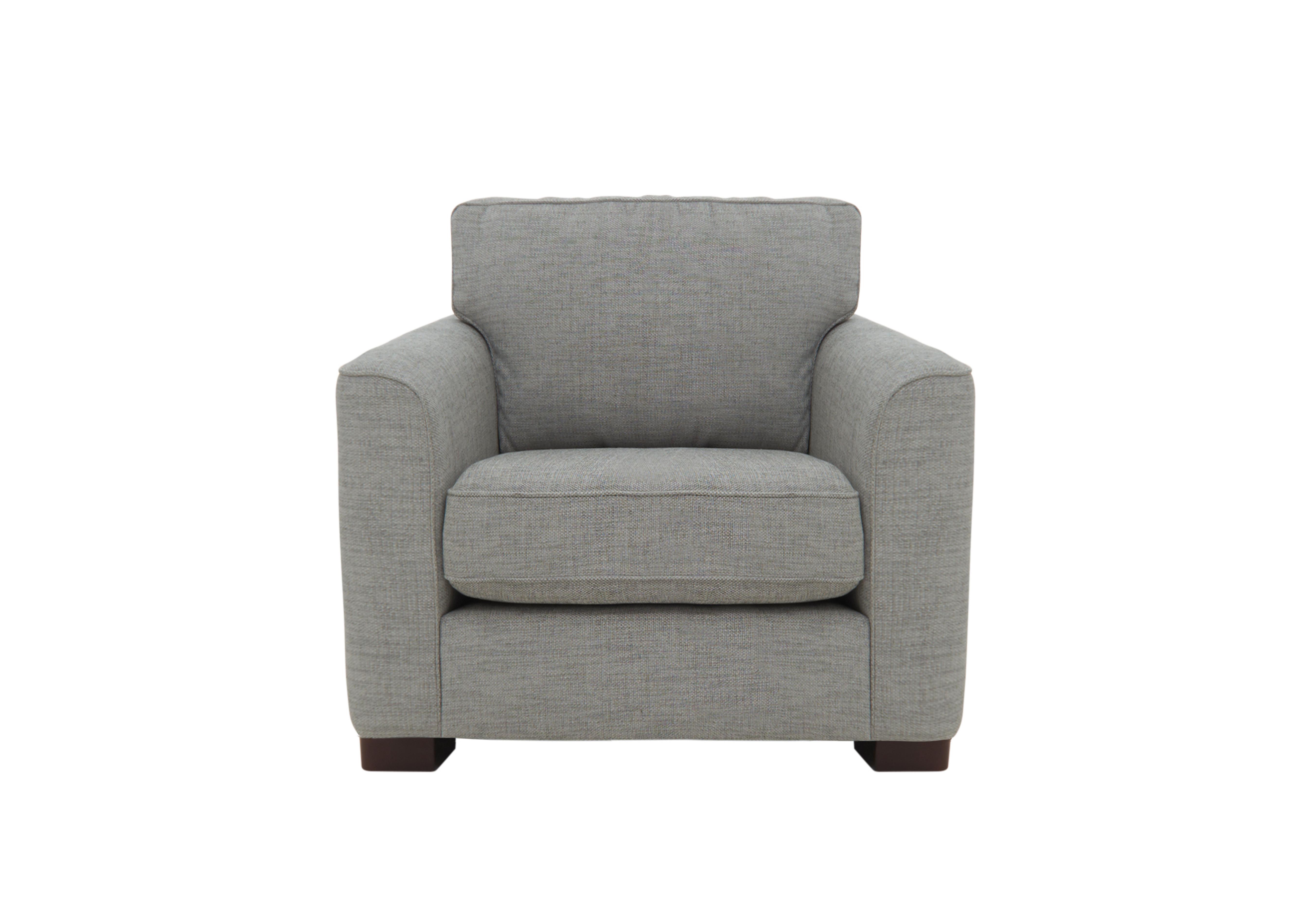 Elora Standard Fabric Armchair in Kento 301 Warm Grey Dbf on Furniture Village