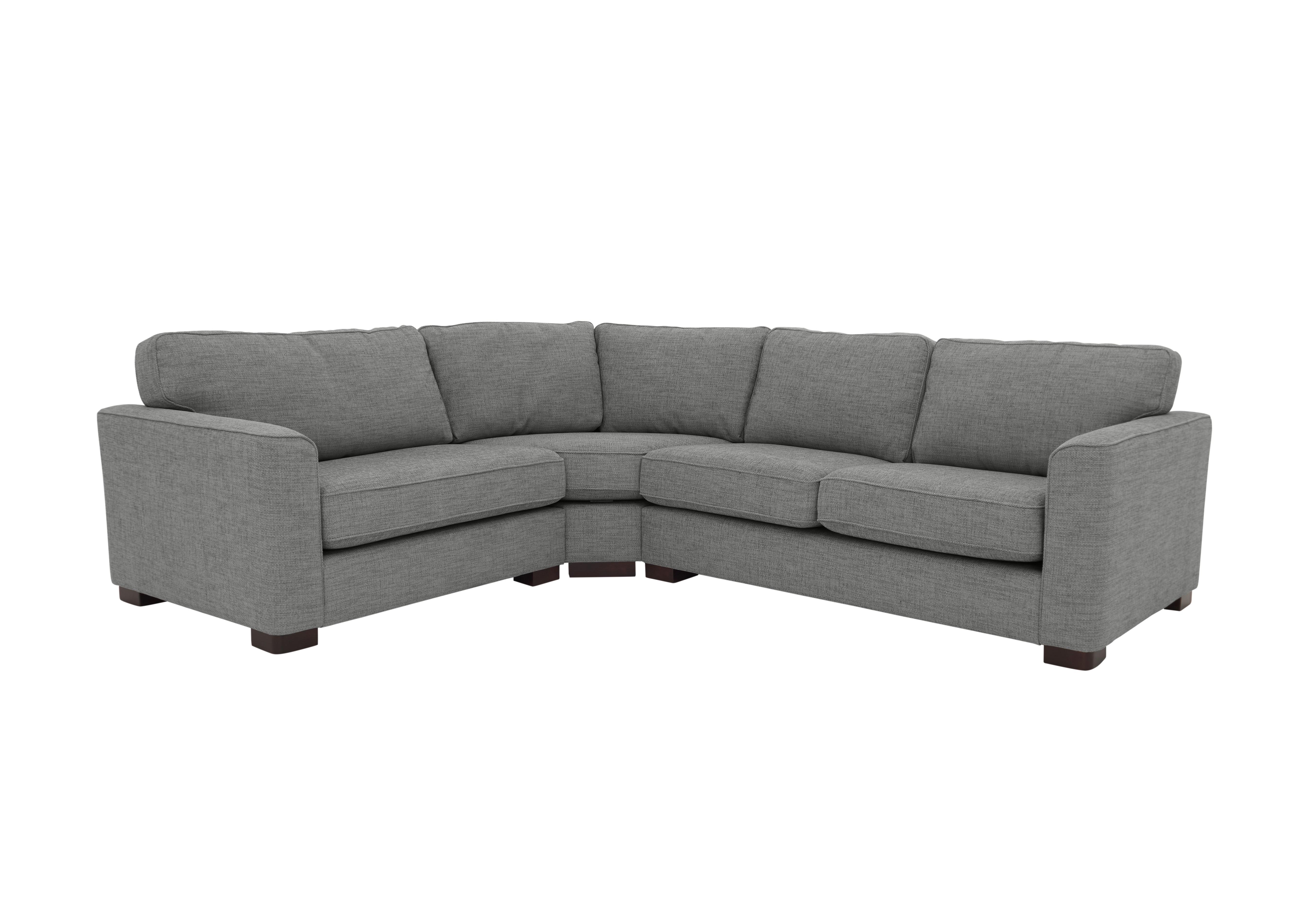 Elora Fabric Corner Sofa in Kento 229 Deep Sea Dbf on Furniture Village
