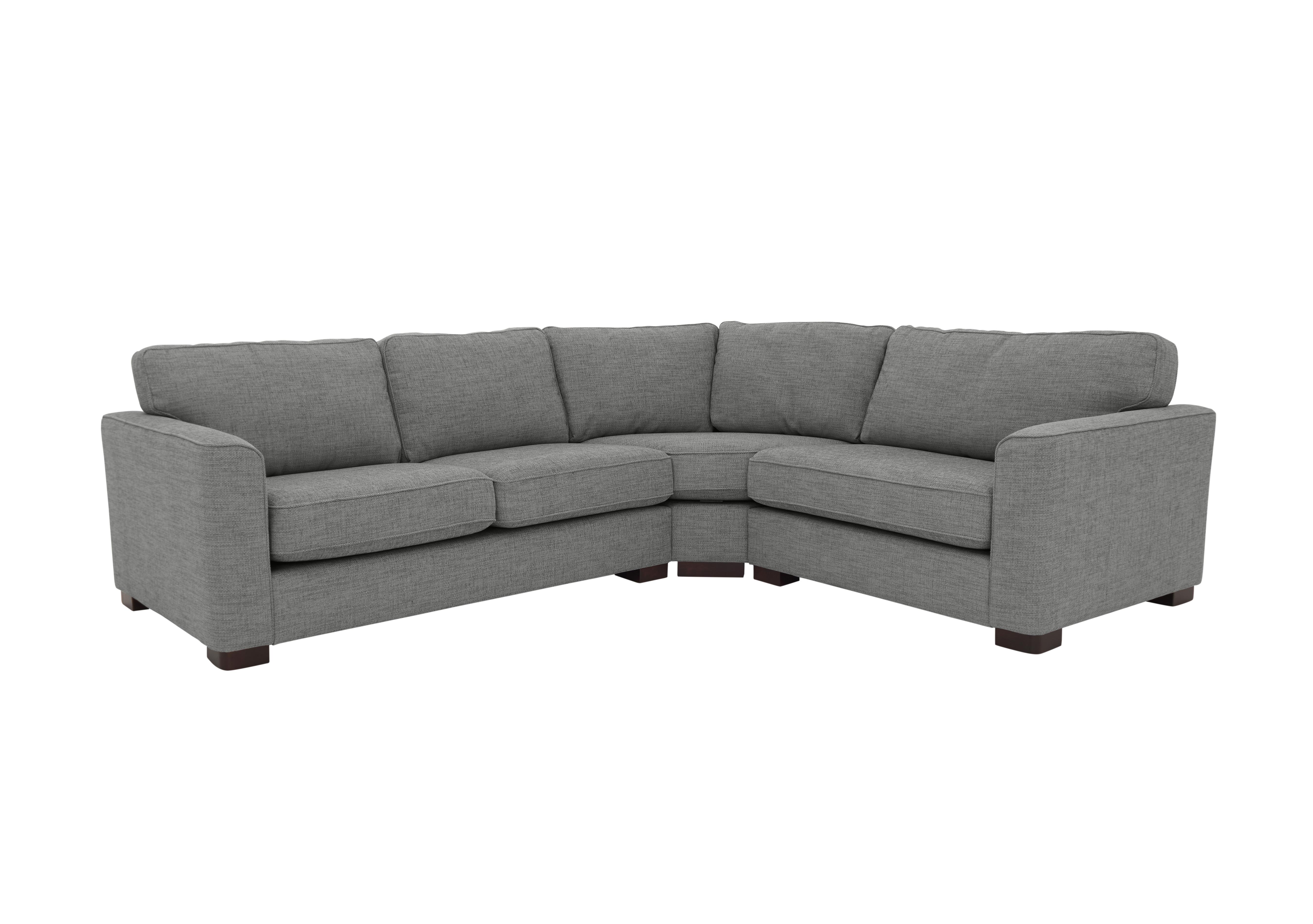 Elora Fabric Corner Sofa in Kento 229 Deep Sea Dbf on Furniture Village
