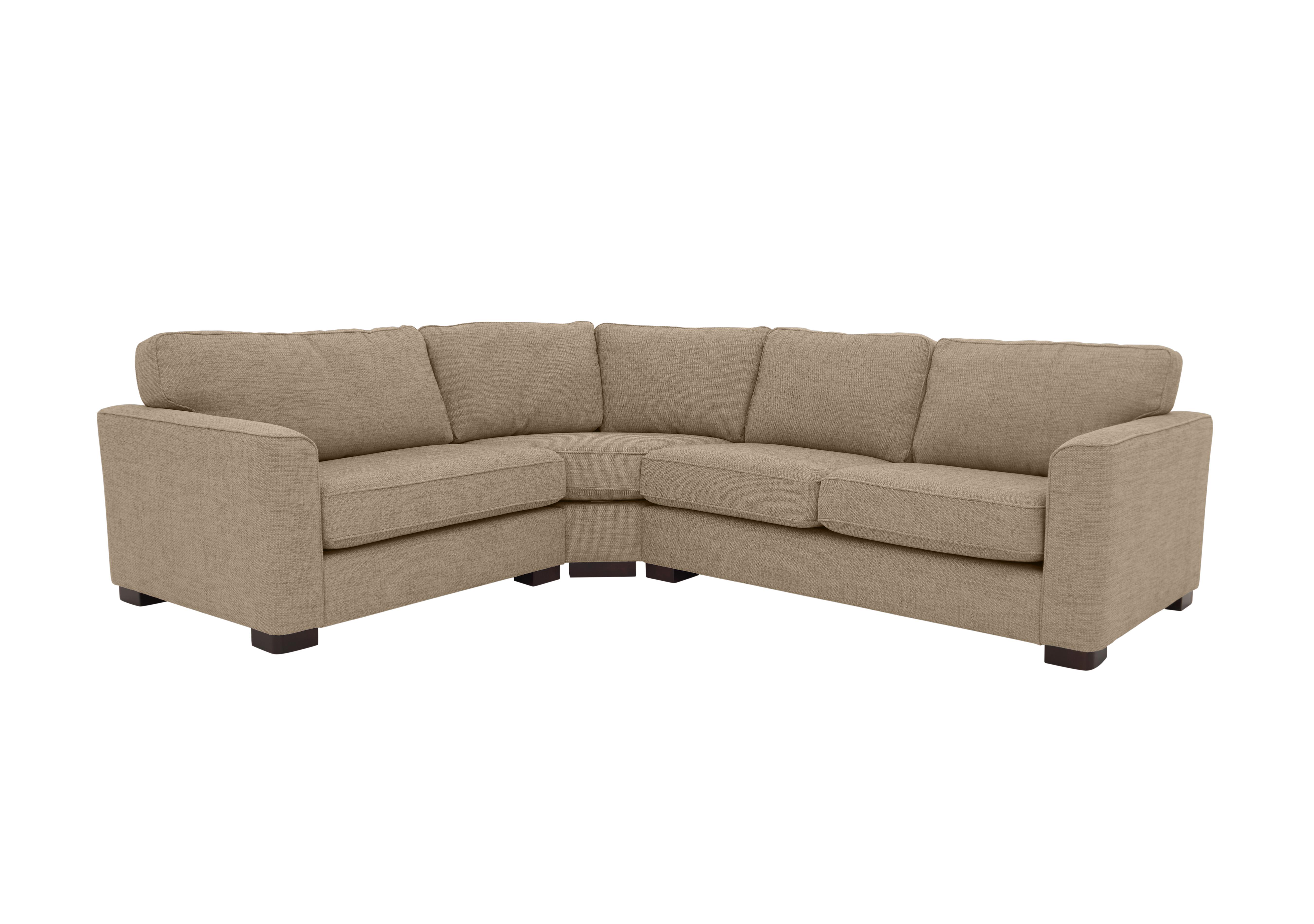 Elora Fabric Corner Sofa in Kento 27 Litchen Dbf on Furniture Village