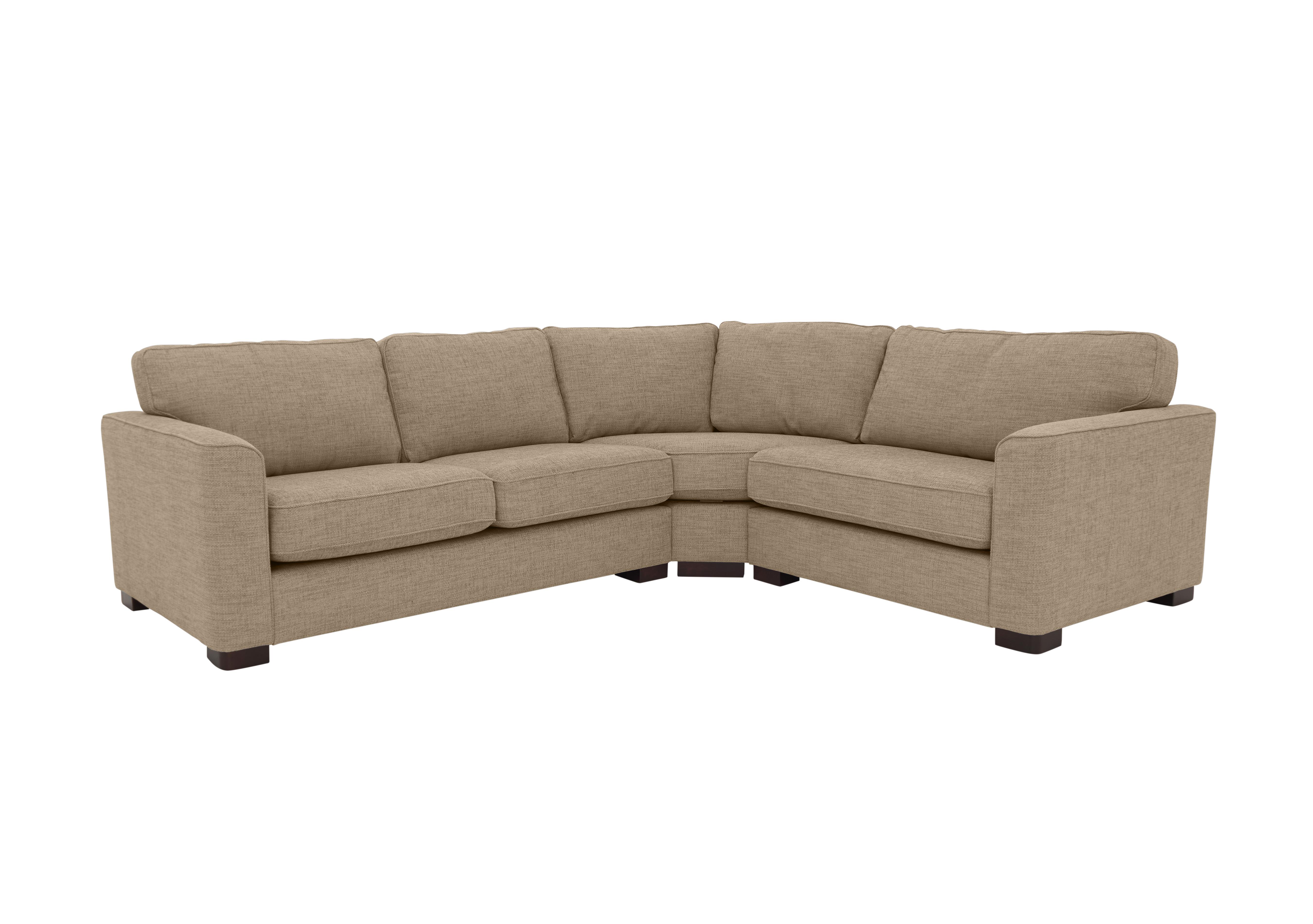 Elora Fabric Corner Sofa in Kento 27 Litchen Dbf on Furniture Village