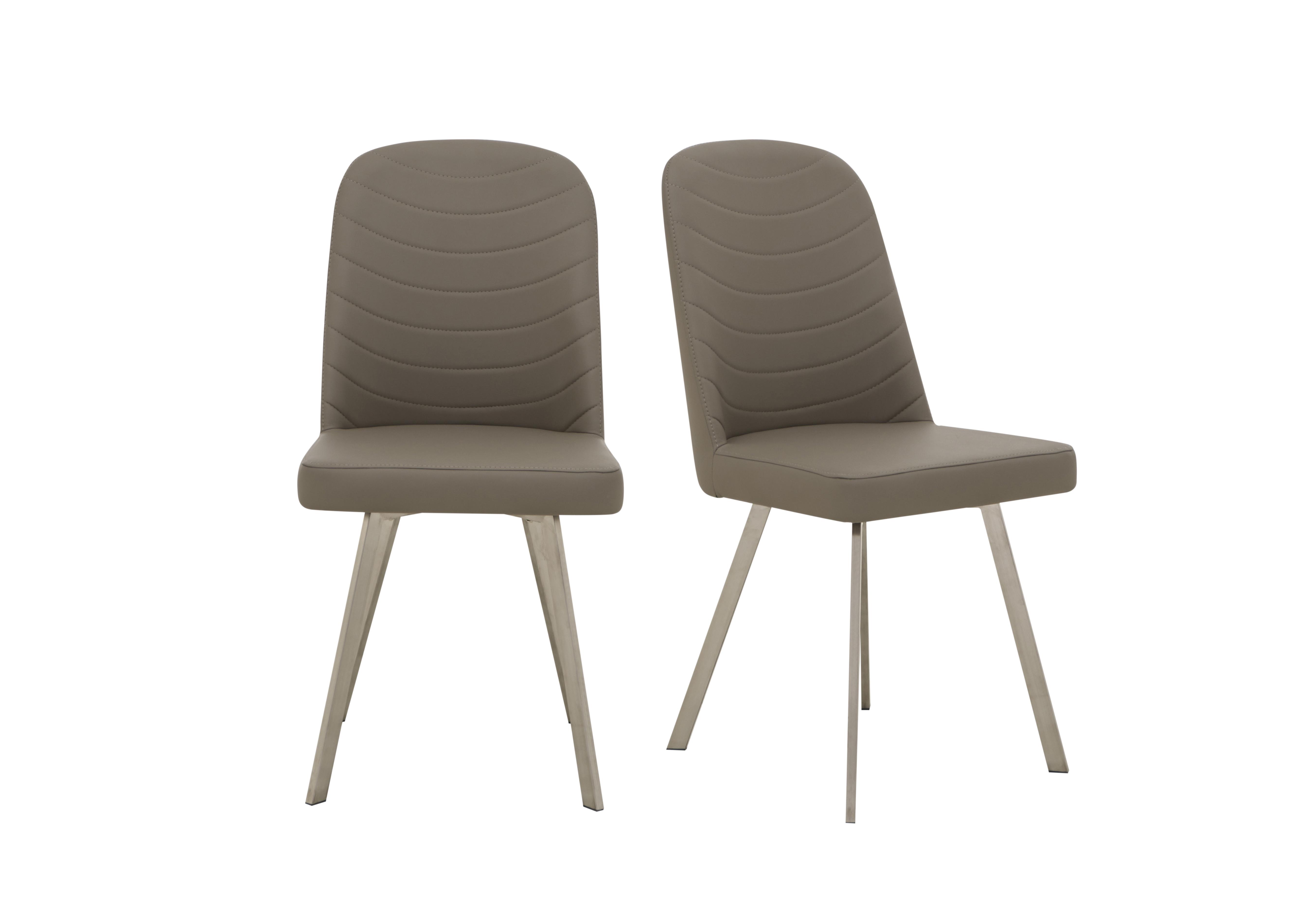 Wizard Pair of Dining Chairs in Cappuccino on Furniture Village