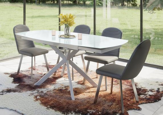 Wizard Extending Dining Table and Chairs Furniture Village