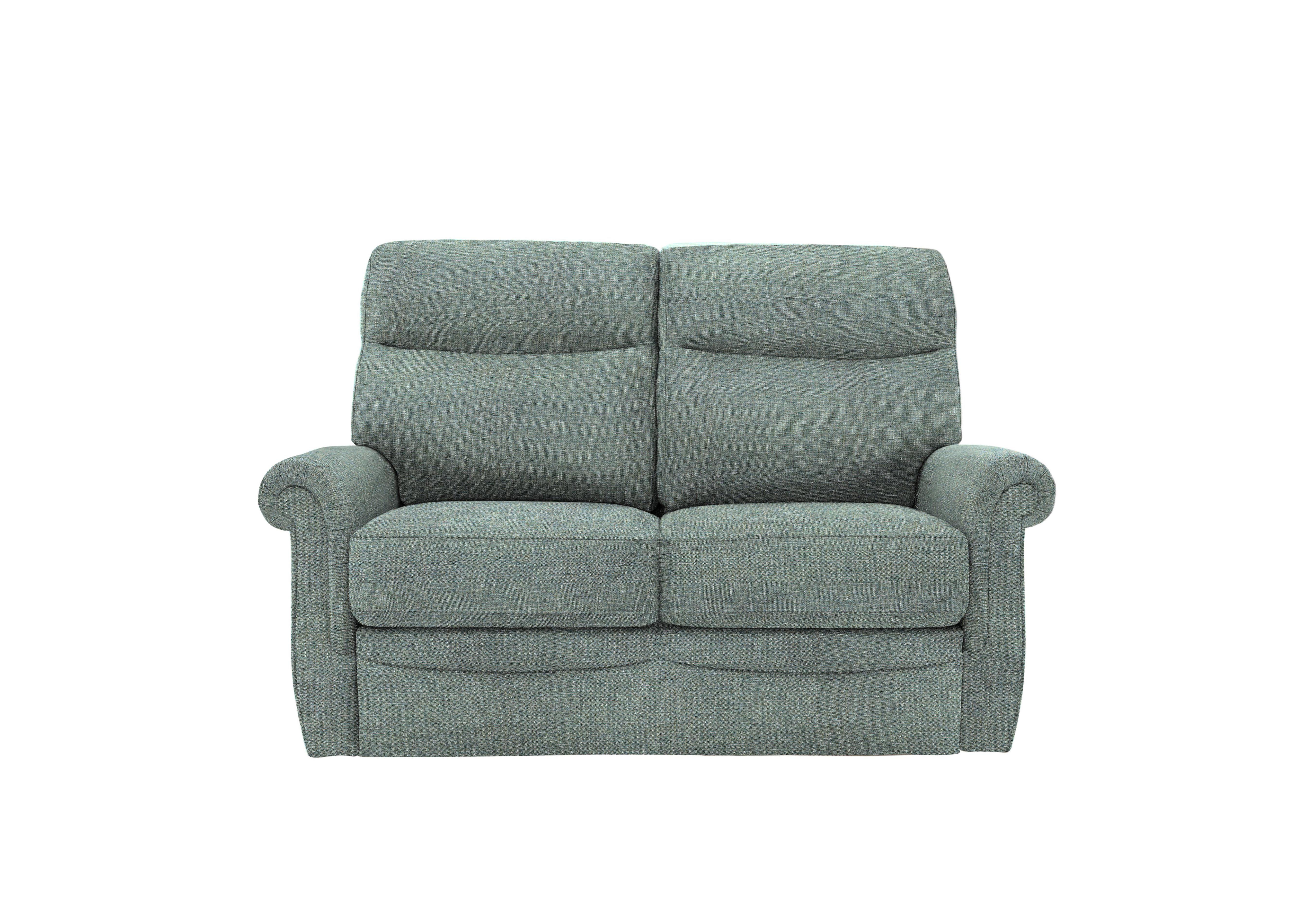 Avon Small 2 Seater Fabric Sofa in A020 Dapple Kingfisher on Furniture Village