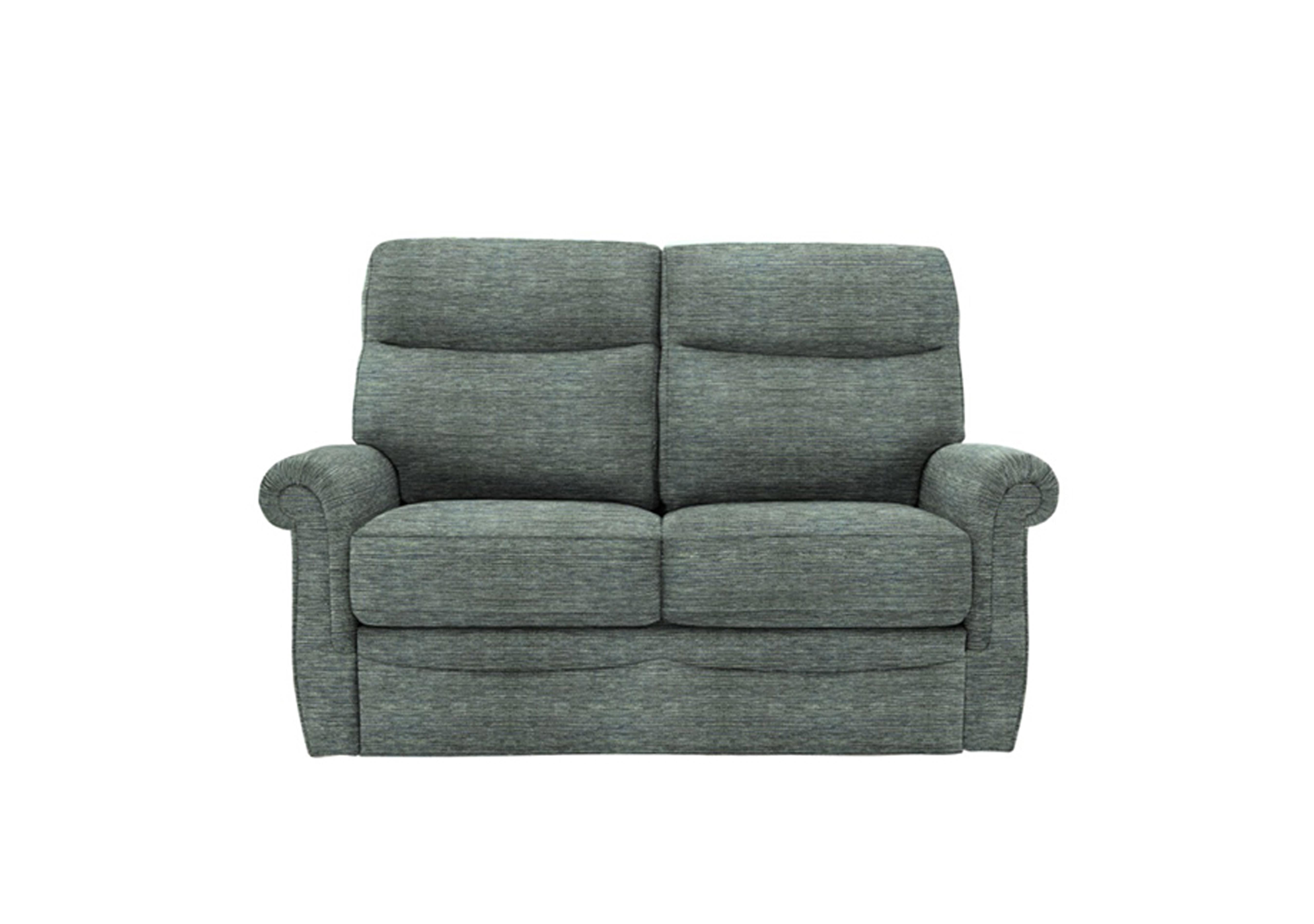 Avon Small 2 Seater Fabric Sofa in B925 Waffle Marine on Furniture Village