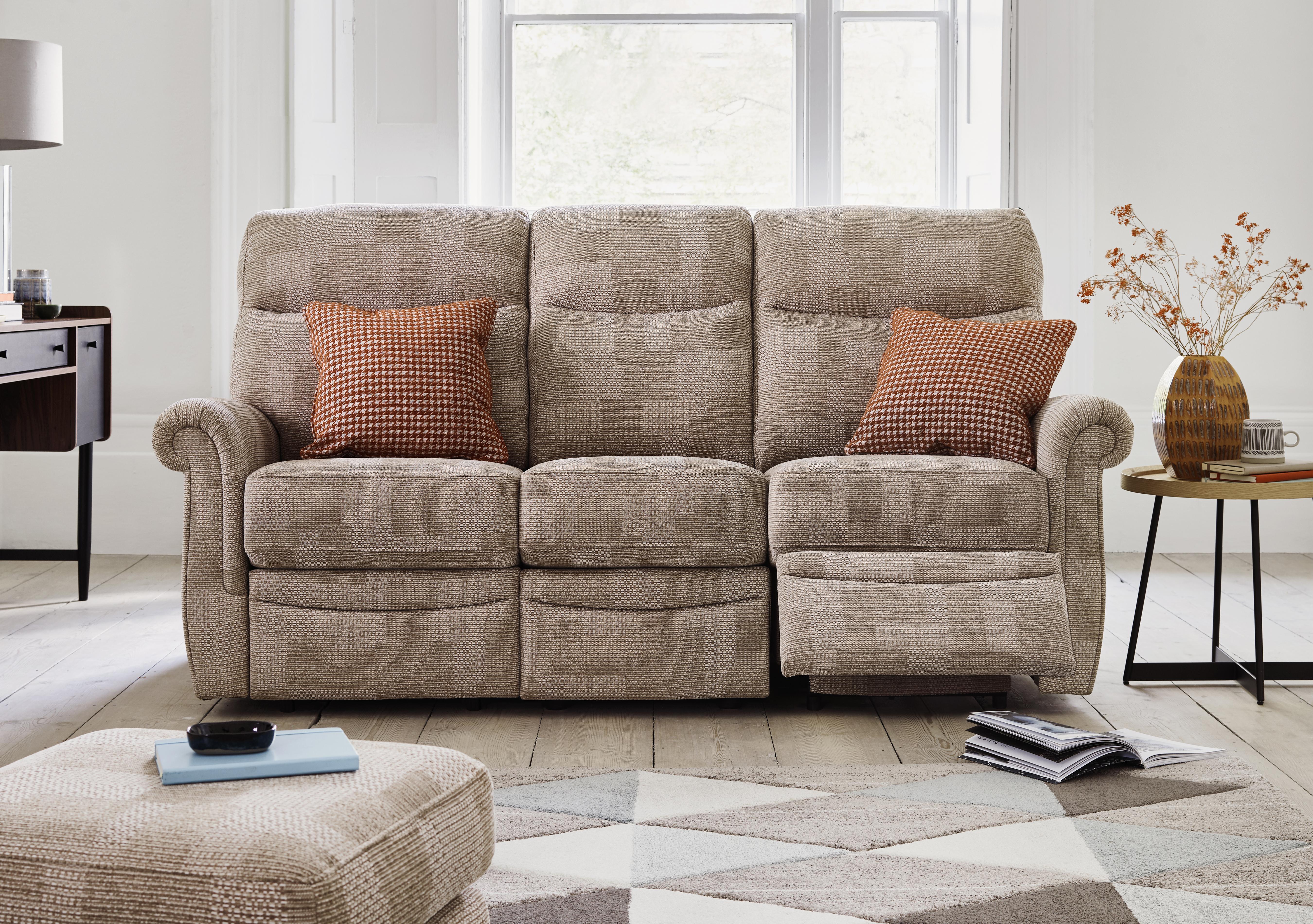 Avon 3 Seater Fabric Sofa in  on Furniture Village