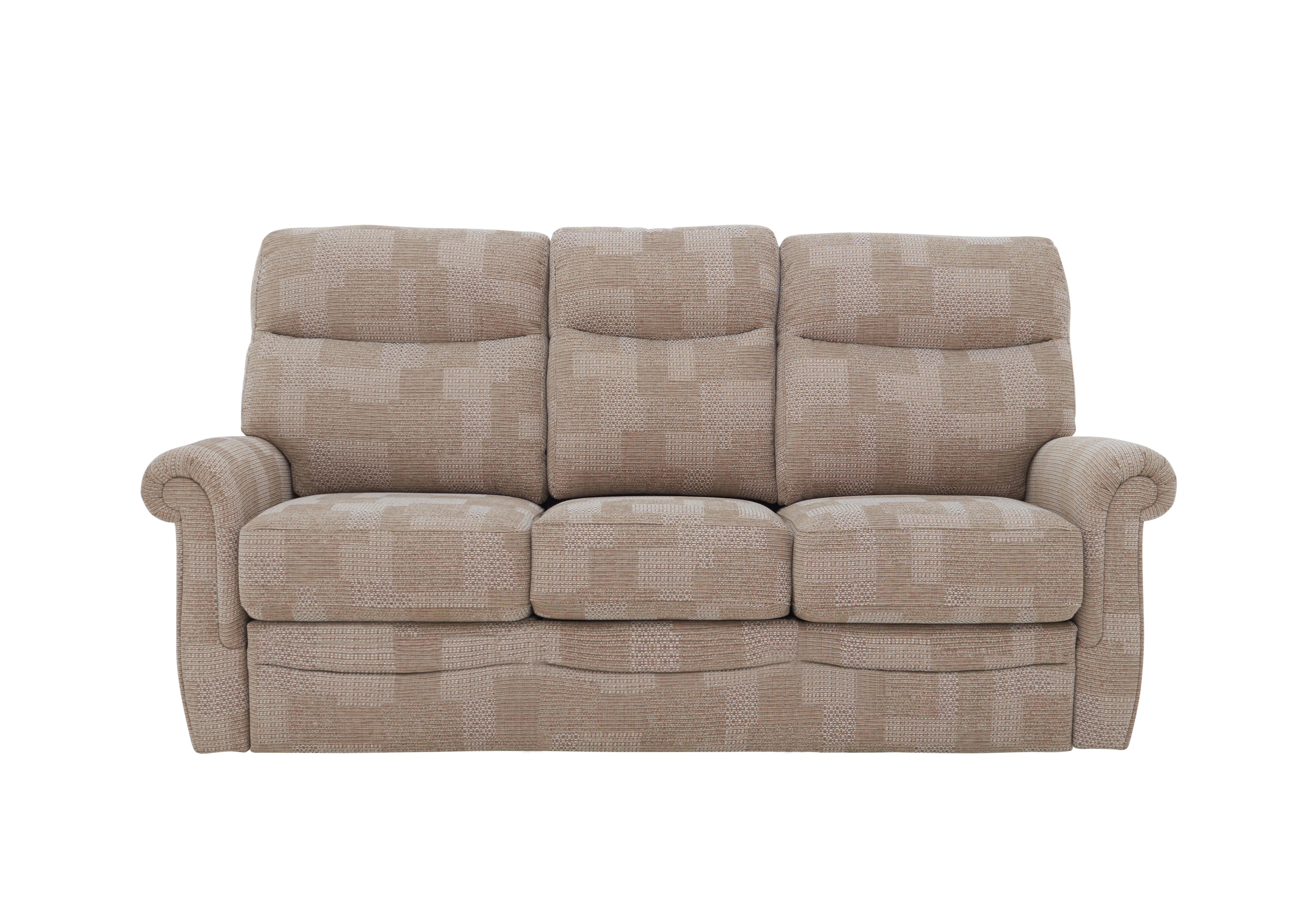 Avon 3 Seater Fabric Sofa in A800 Faro Sand on Furniture Village