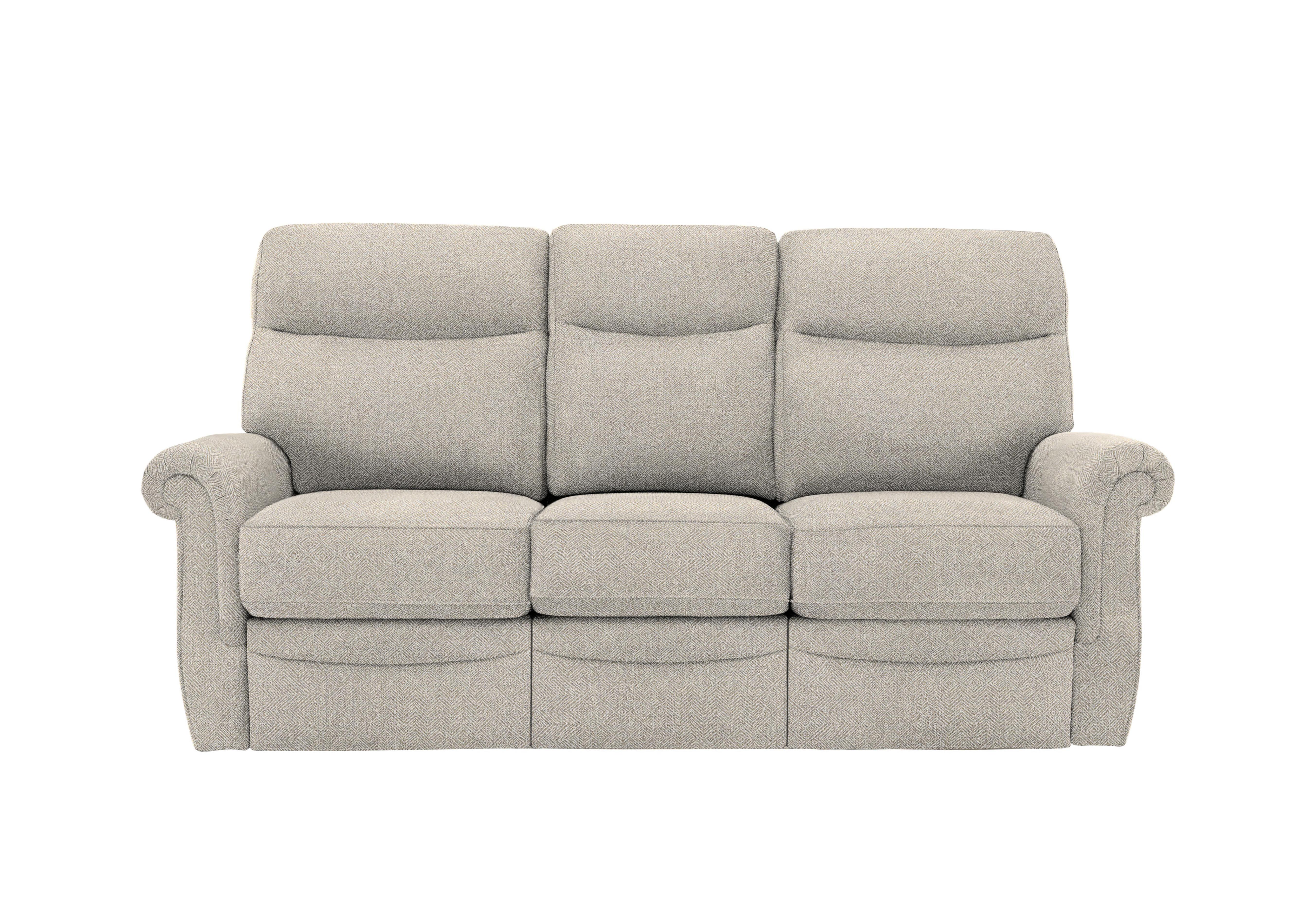 Avon 3 Seater Fabric Sofa in B011 Nebular Blush on Furniture Village