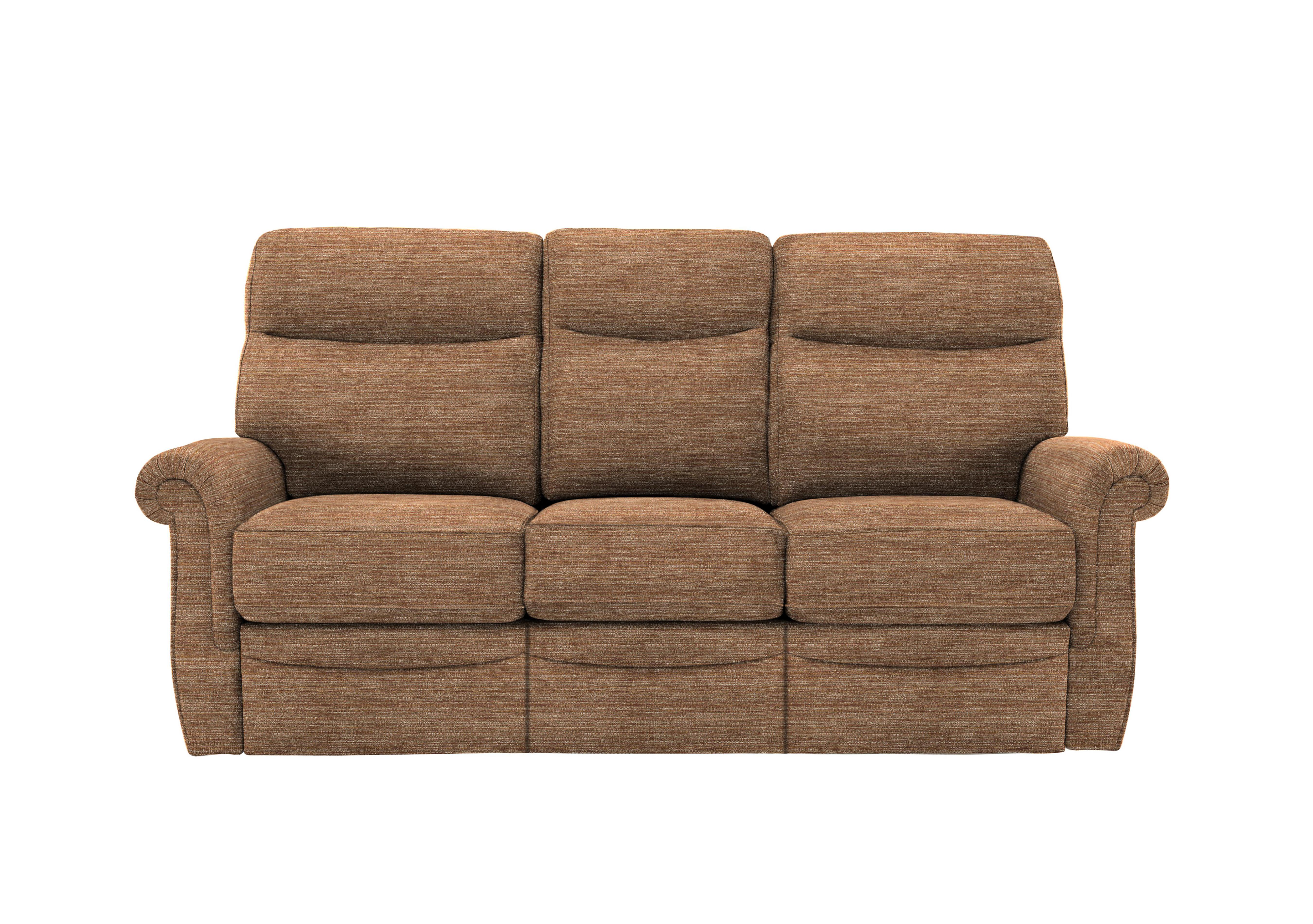 Avon 3 Seater Fabric Sofa in B908 Victoria Ginger on Furniture Village
