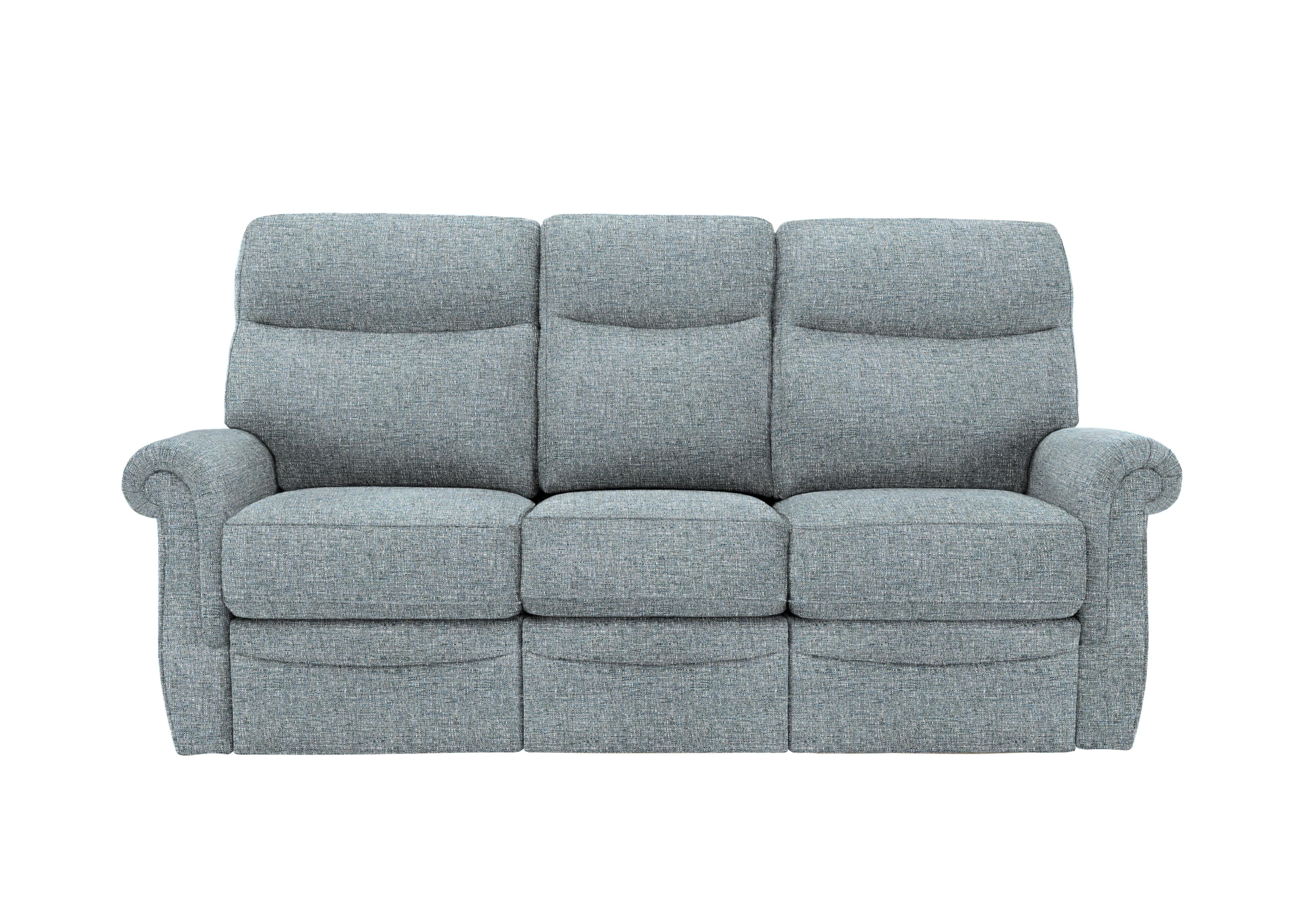 Avon 3 Seater Fabric Sofa in B974 Arola Sky on Furniture Village