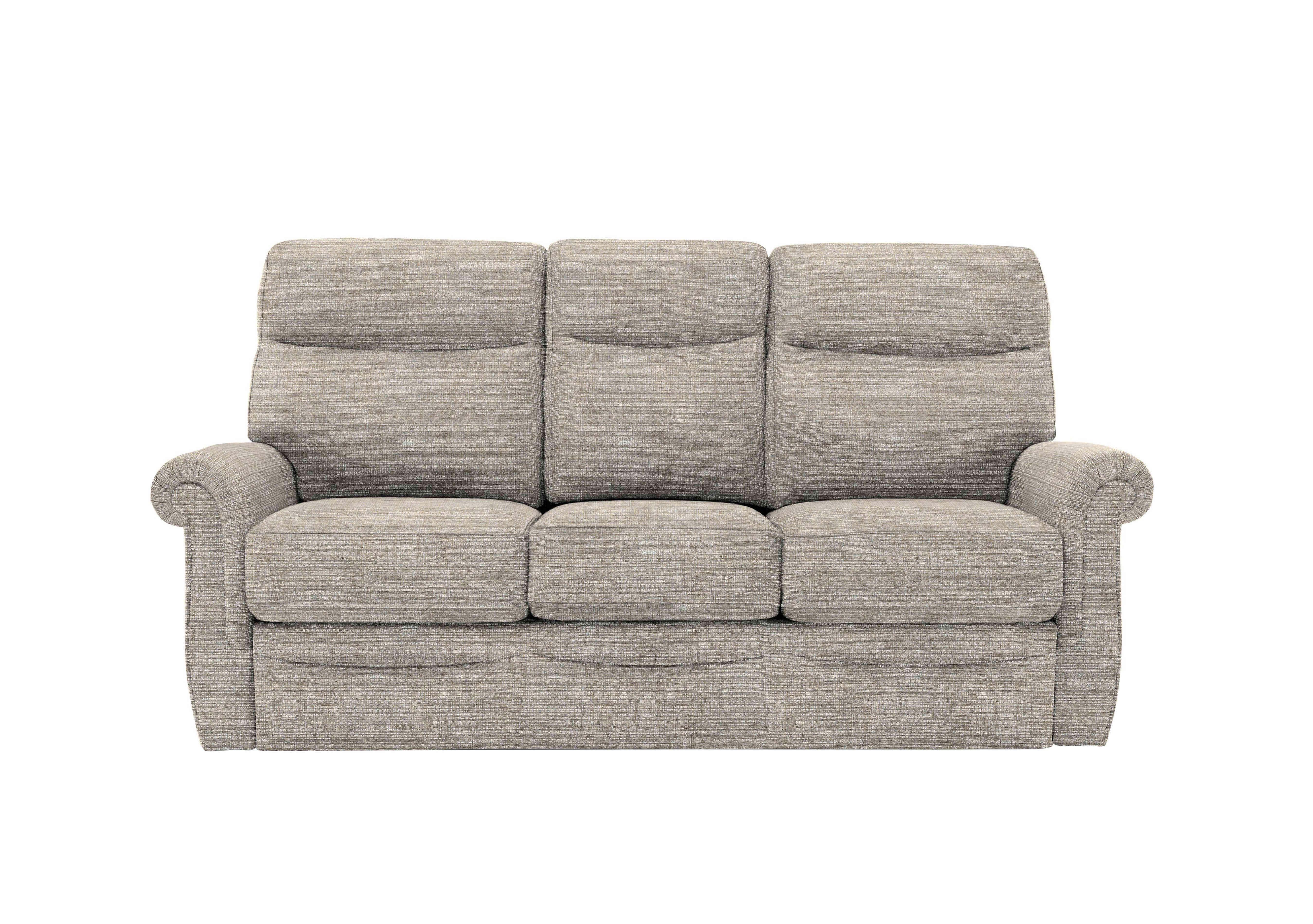 Avon Small 3 Seater Fabric Sofa in A006 Yarn Shale on Furniture Village