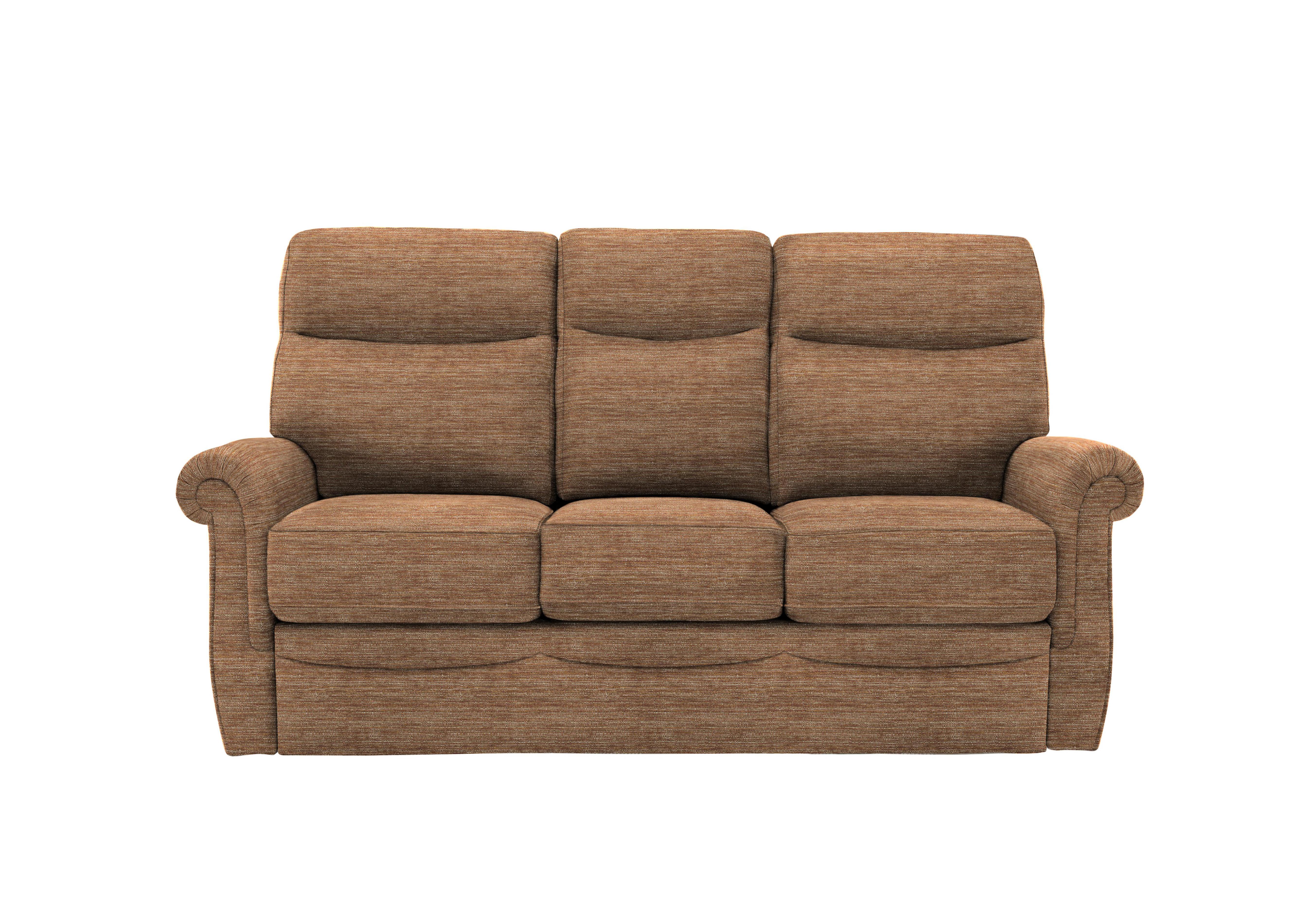 Avon Small 3 Seater Fabric Sofa in B908 Victoria Ginger on Furniture Village