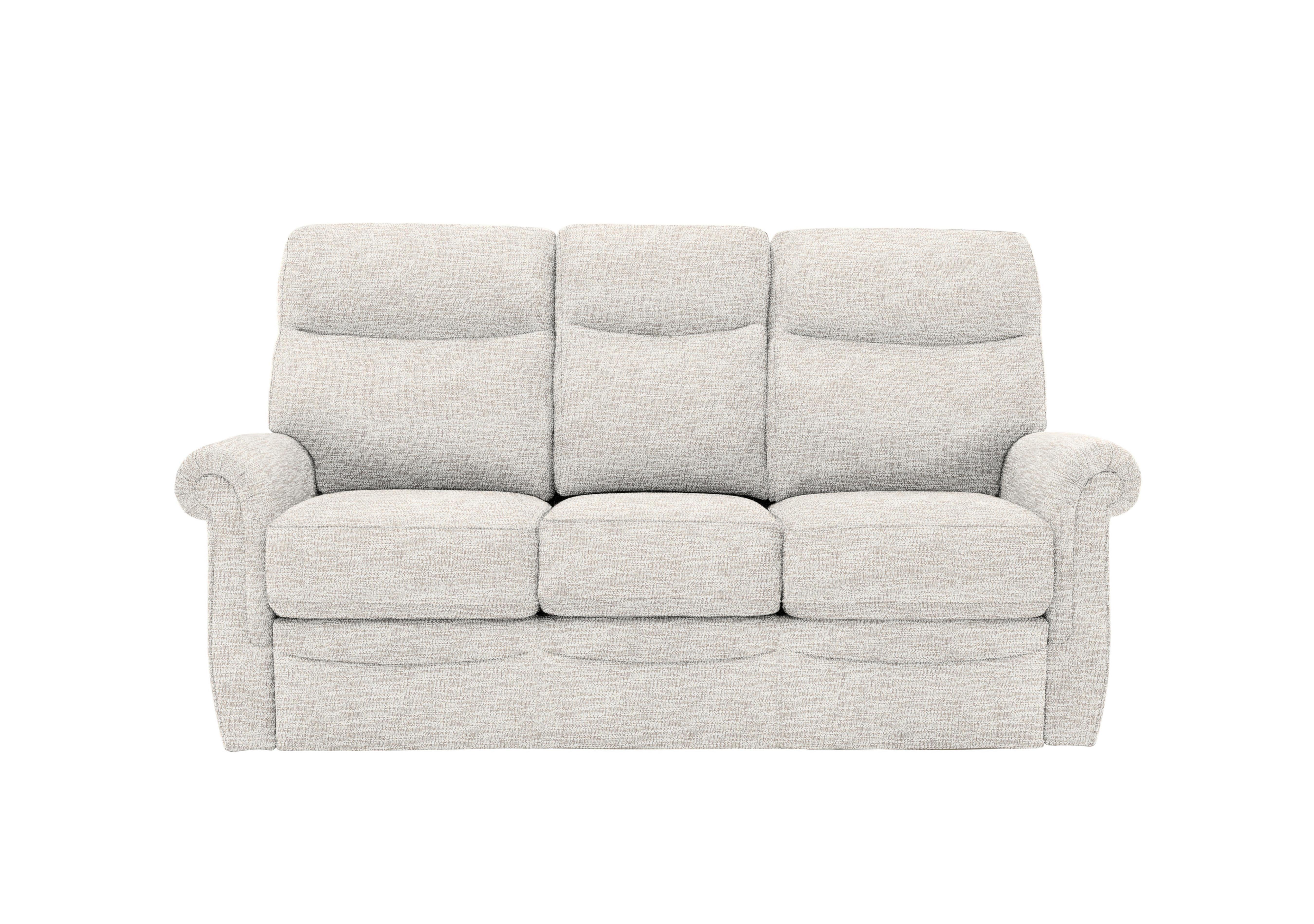 Avon Small 3 Seater Fabric Sofa in C931 Rush Cream on Furniture Village