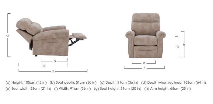 Avon Fabric Armchair in  on Furniture Village