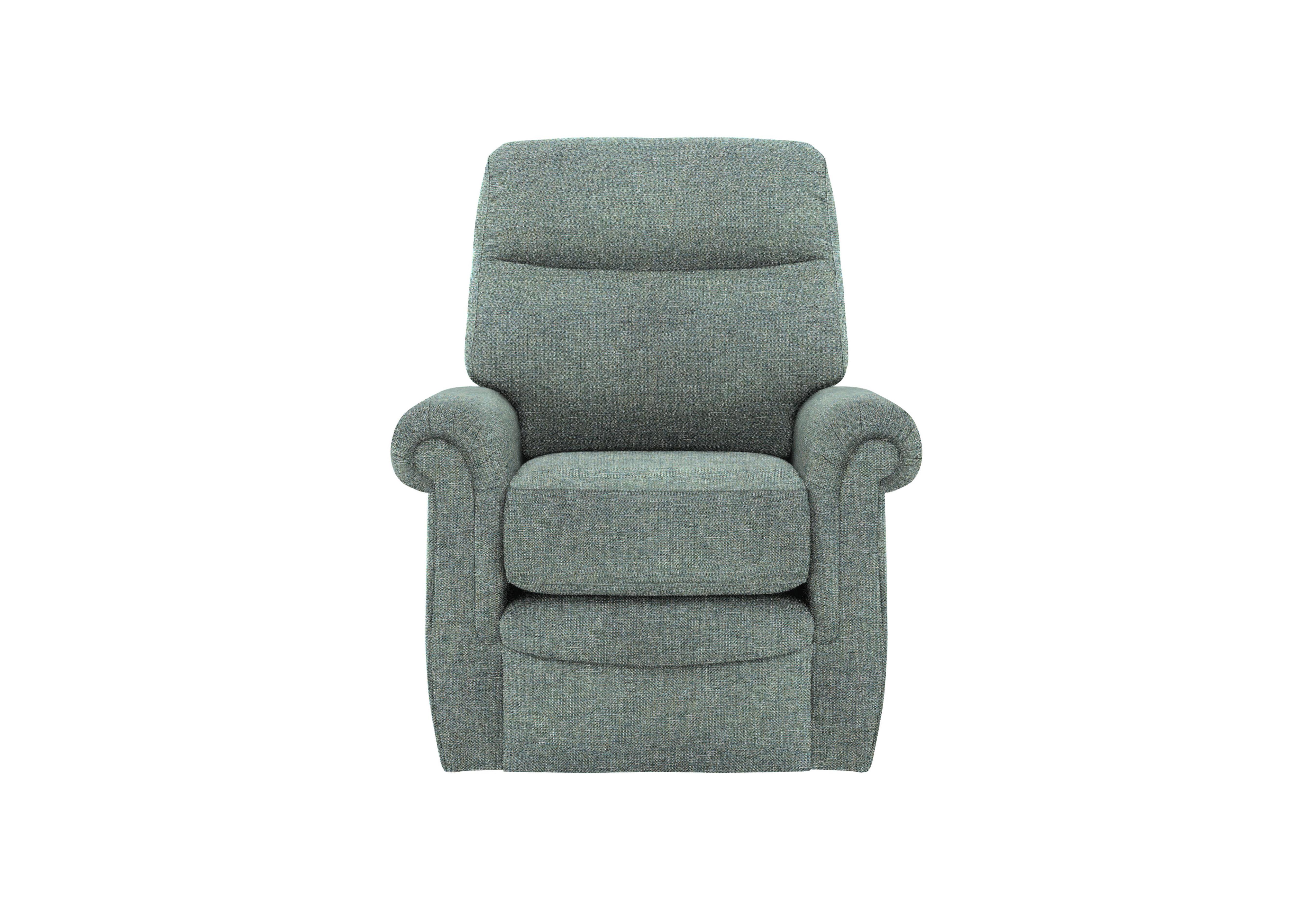 Avon Small Fabric Armchair in A020 Dapple Kingfisher on Furniture Village