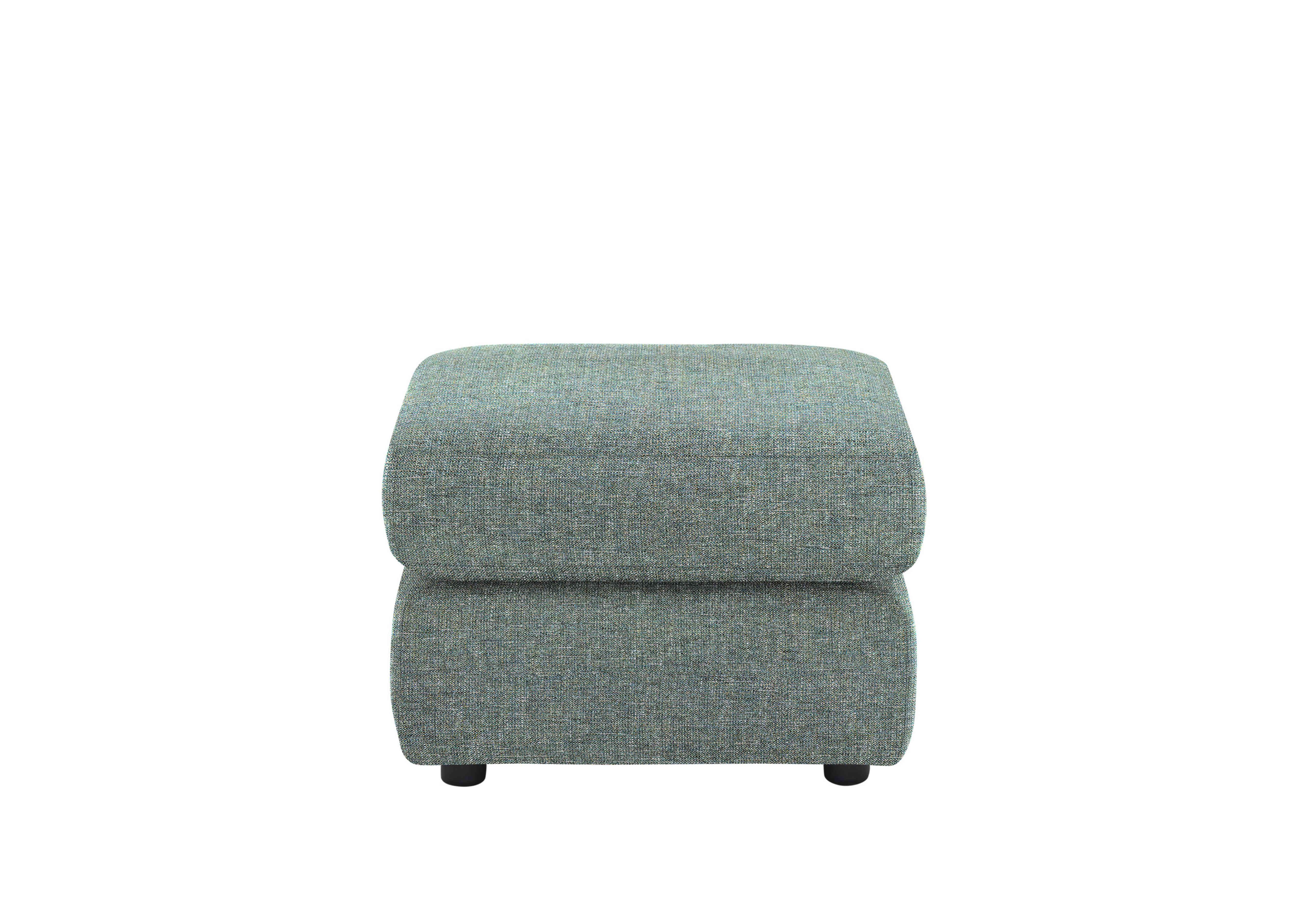 Avon Fabric Footstool in A020 Dapple Kingfisher on Furniture Village